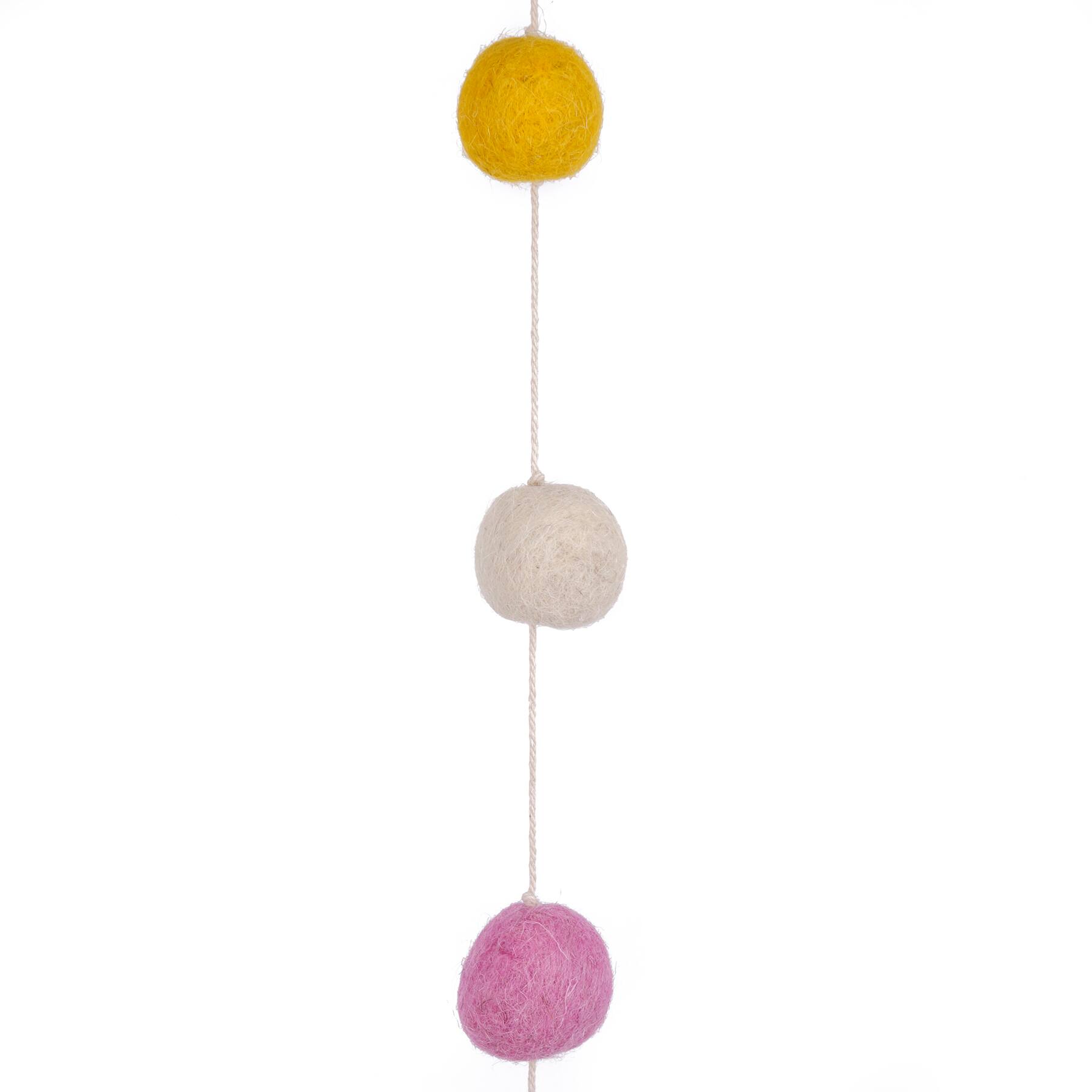 6ft Felt Pom Pom Space Garland By Ashland Michaels