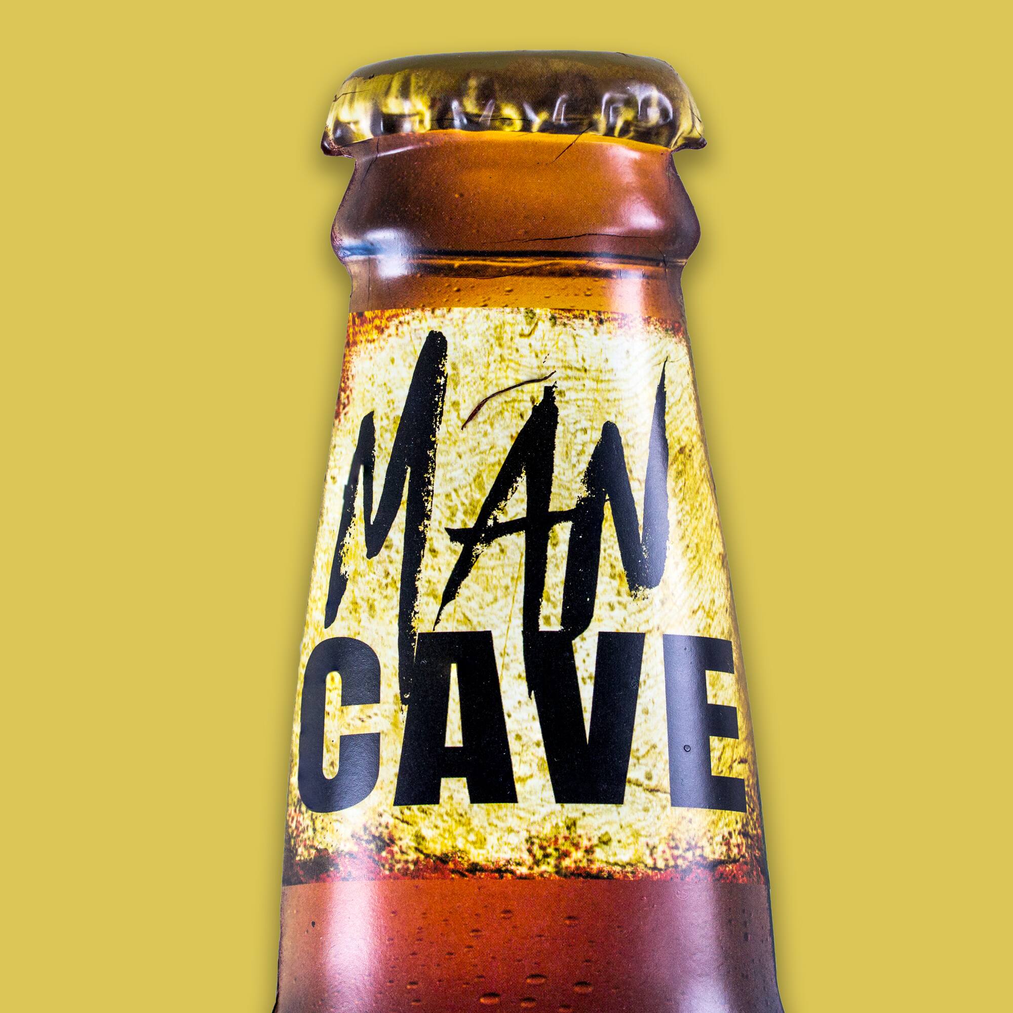 Man Cave Wall Mounted Bottle Opener &#x26; Cap Catcher