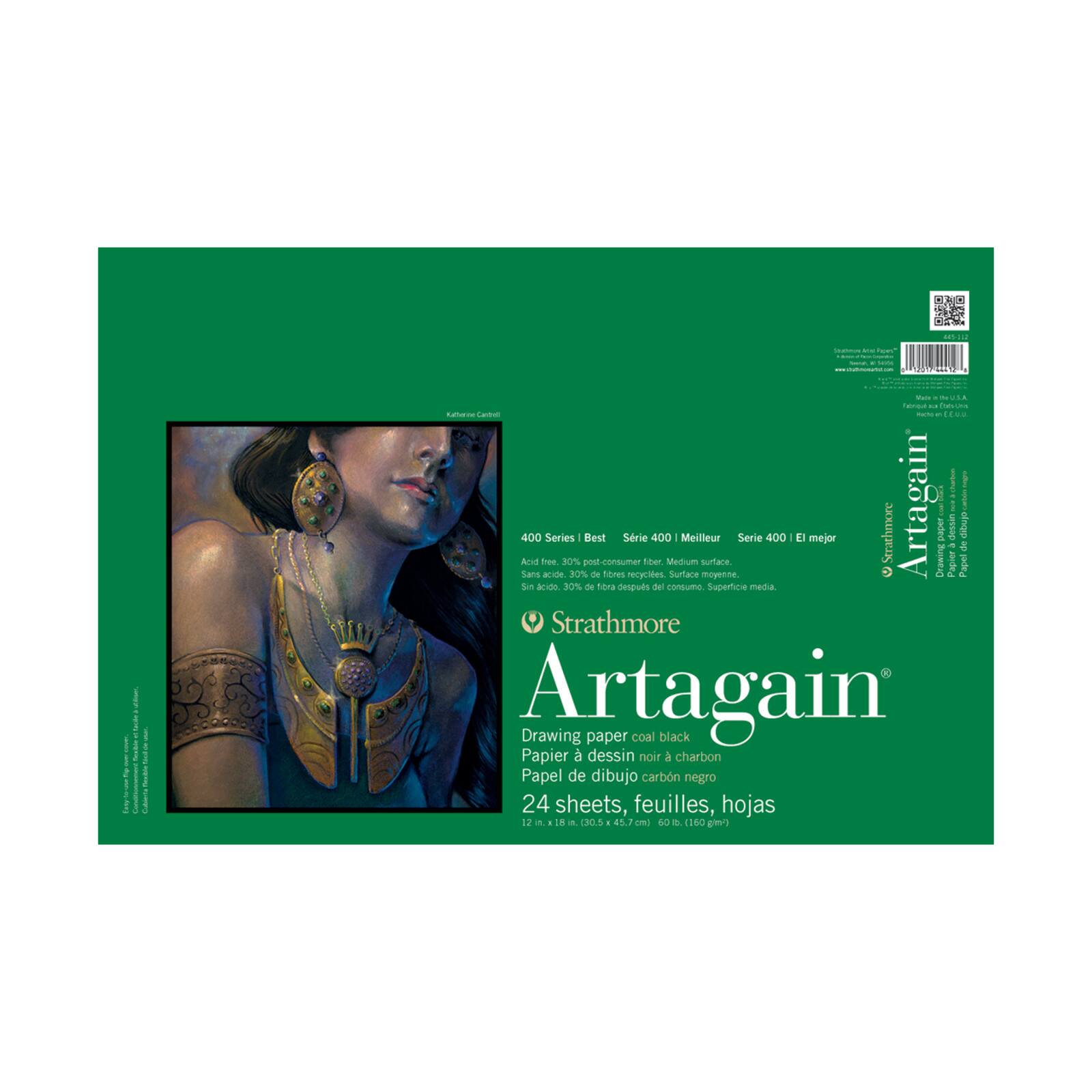Strathmore® 400 Series Black Artagain Paper Pad