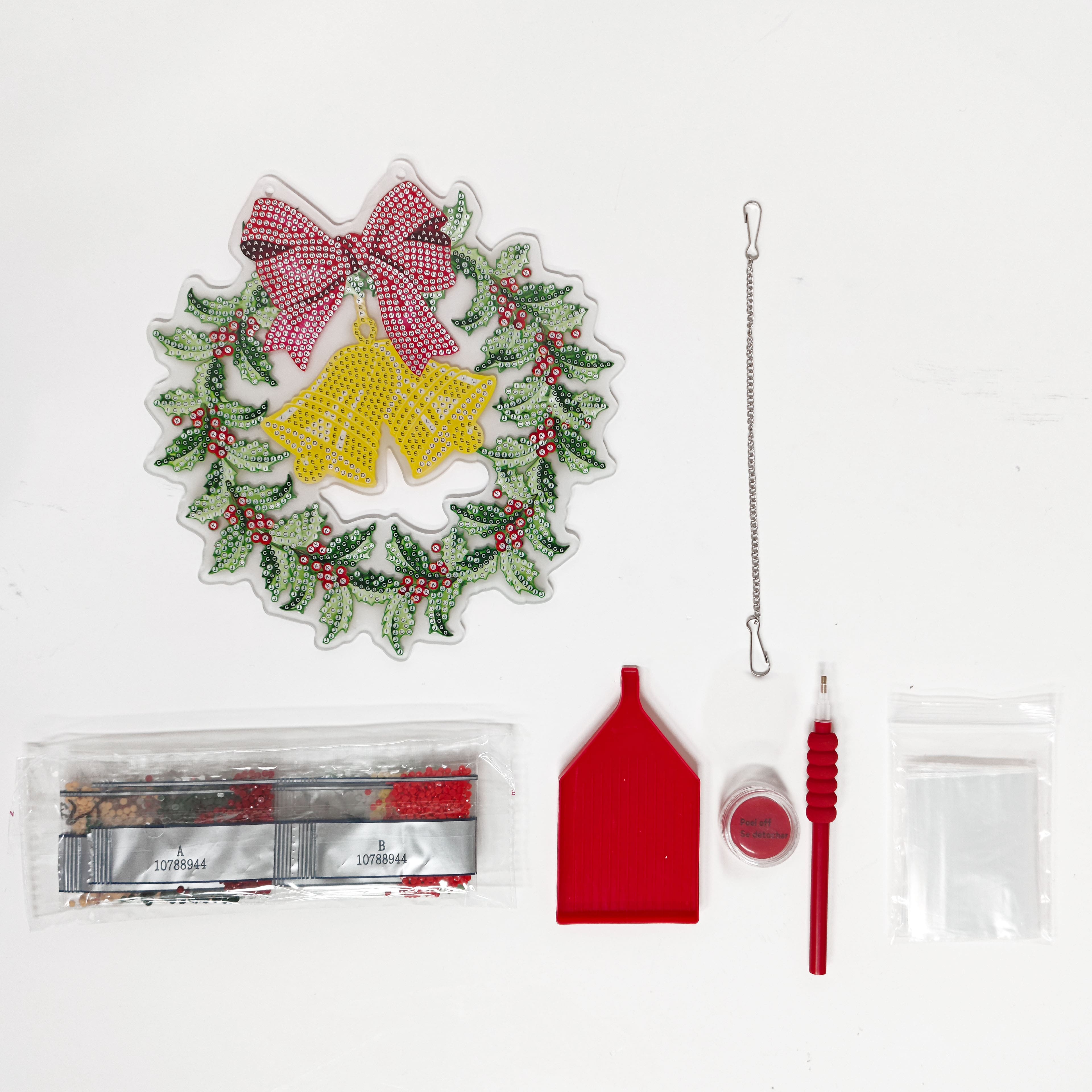 8&#x22; Bells Wreath Diamond Art Kit by Make Market&#xAE;