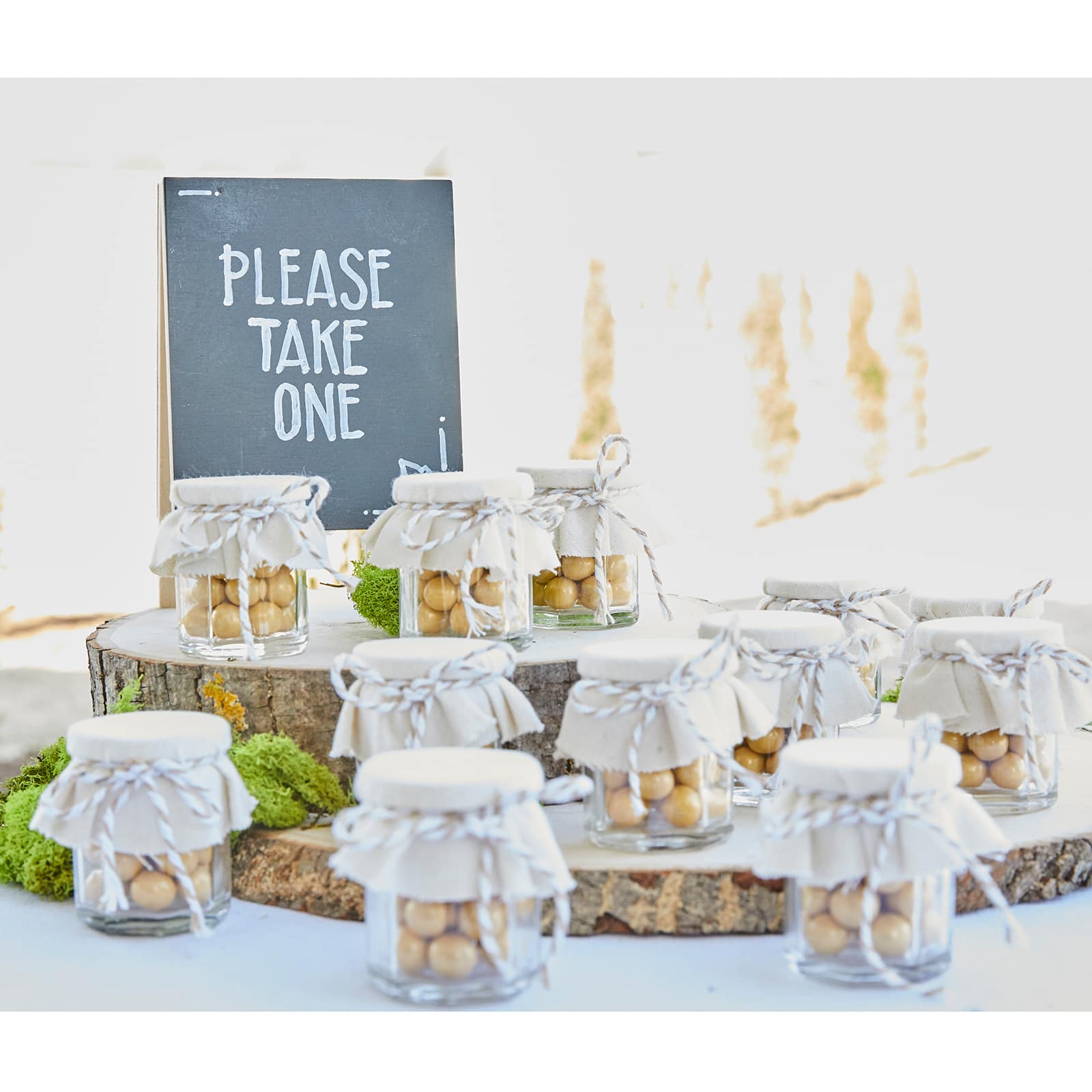Jars With Fabric Covers by Celebrate It&#x2122; 18ct.