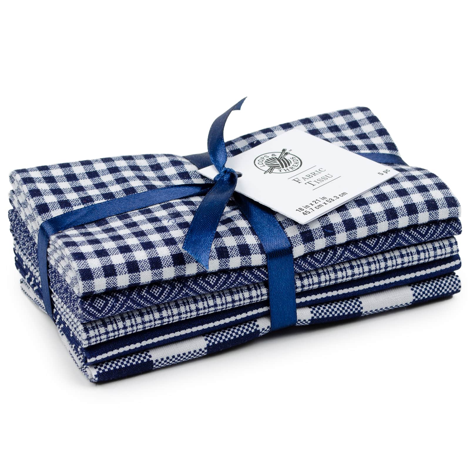 Blue Printed Fabric Bundle By Loops & Threads®