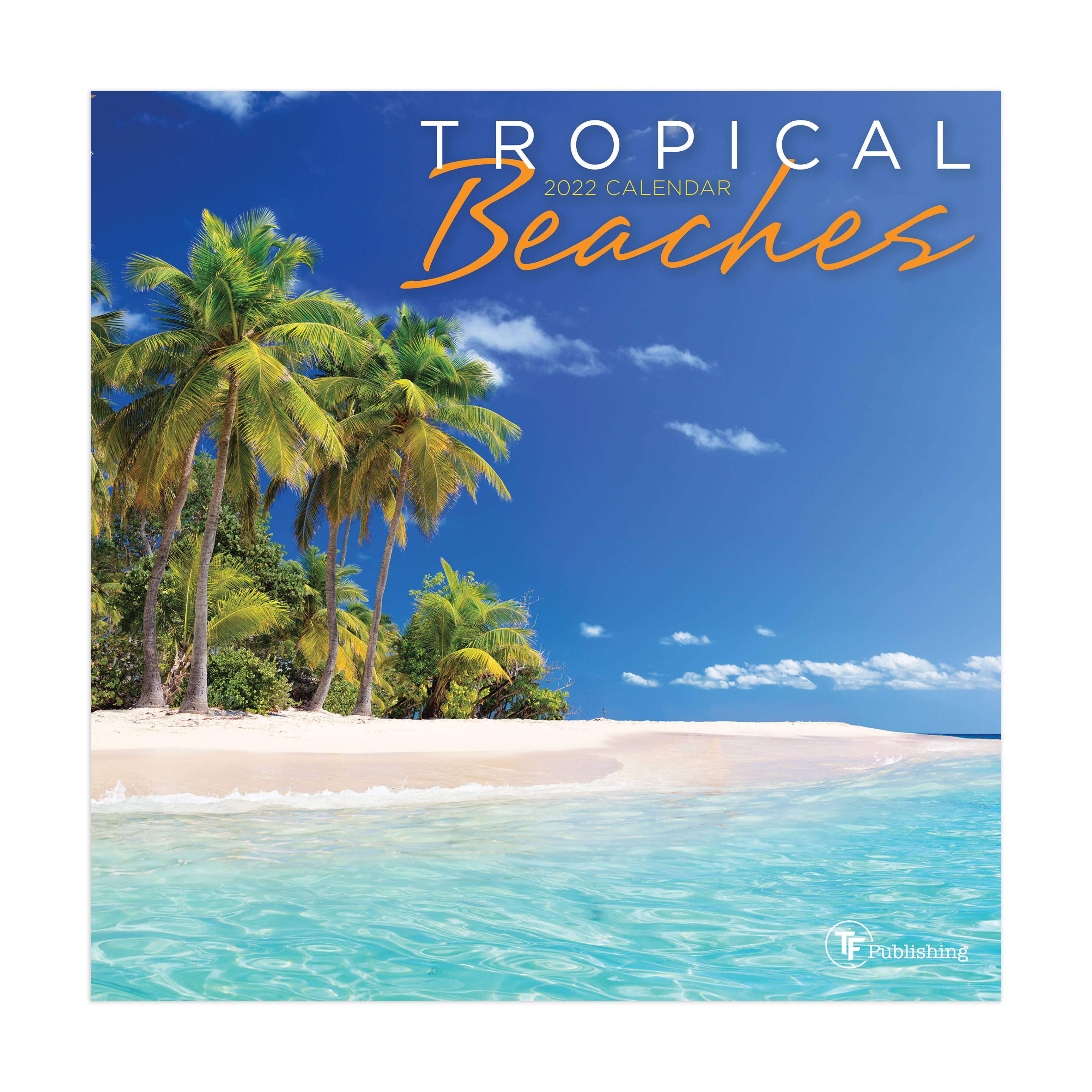 2022 Tropical Beaches Mini Calendar Michaels 2022 Tropical Beaches Calendar How To Find Out Where Picture Was T