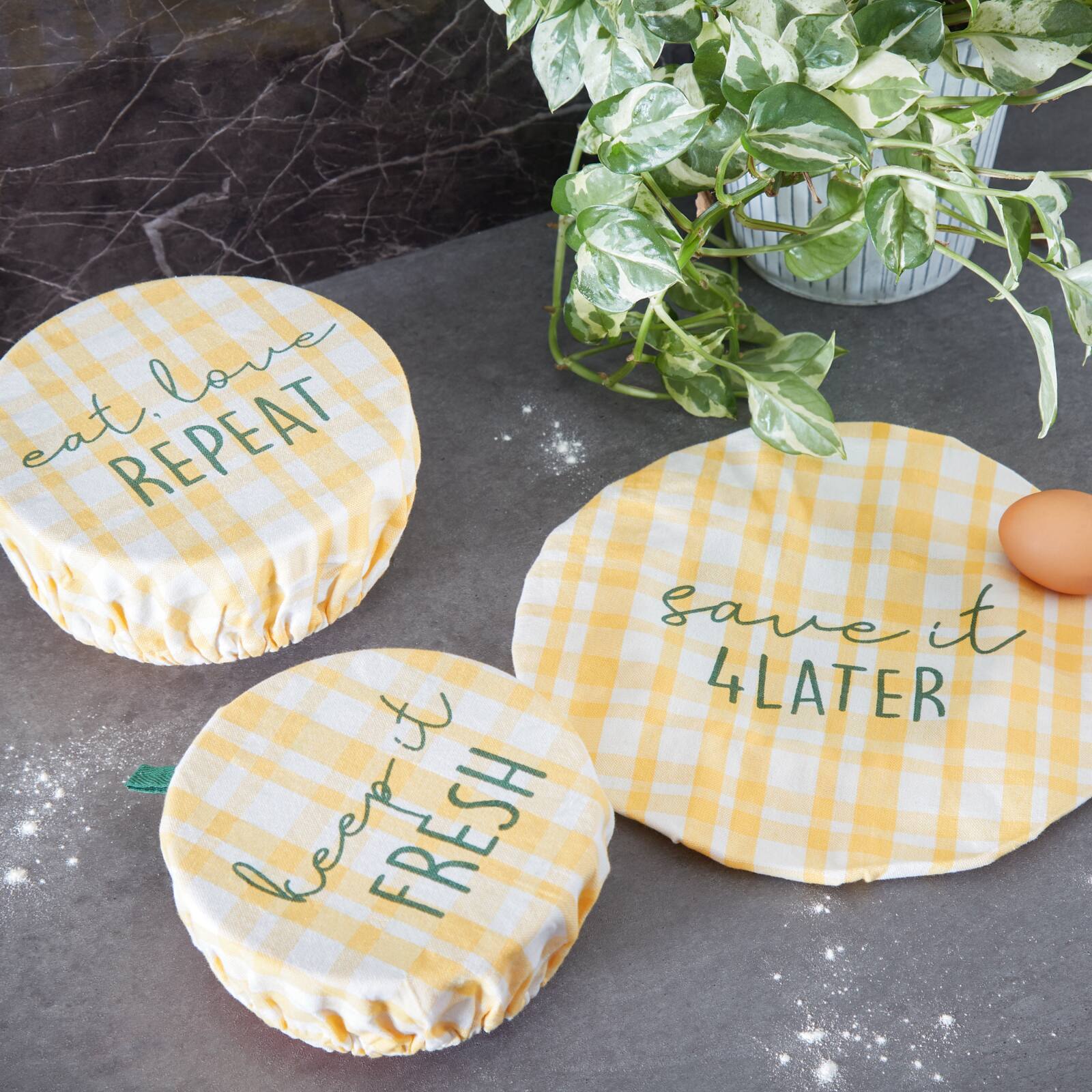 DII&#xAE; Keep It Fresh Reusable Dish Cover Set