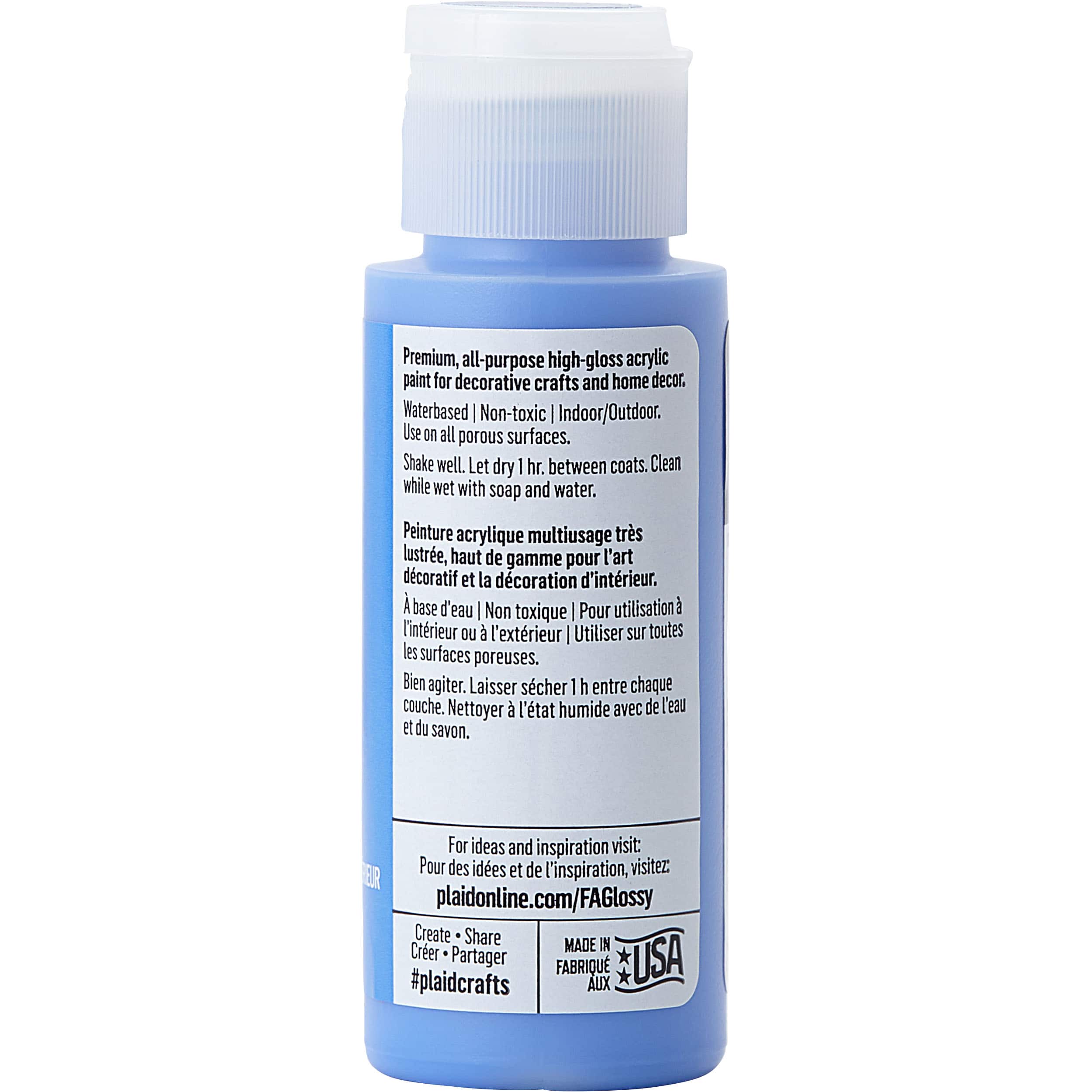 12 Pack: FolkArt® Glossy™ High-Gloss Acrylic Paint