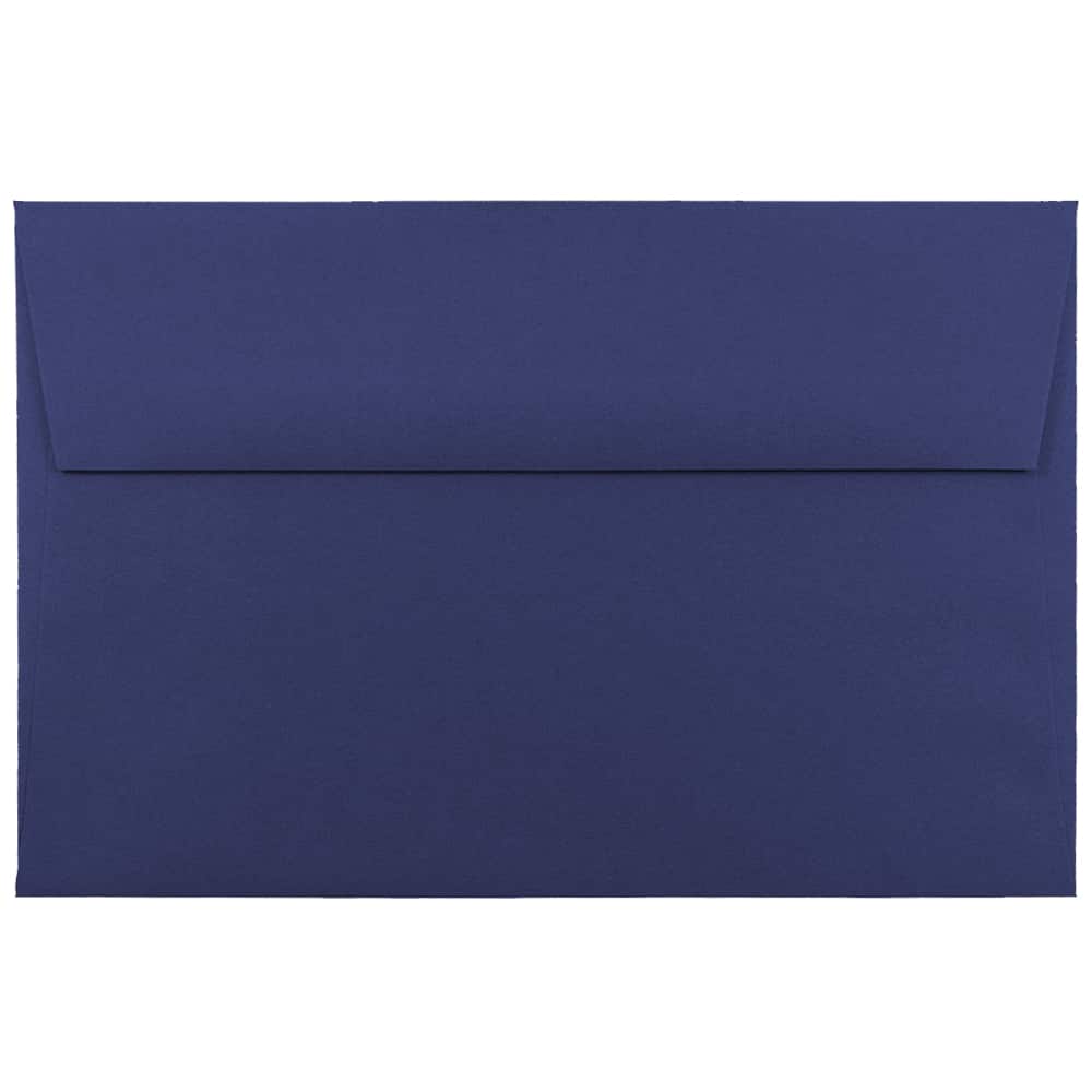 JAM Paper 6&#x22; x 9&#x22; Presidential Blue Premium Invitation Envelopes
