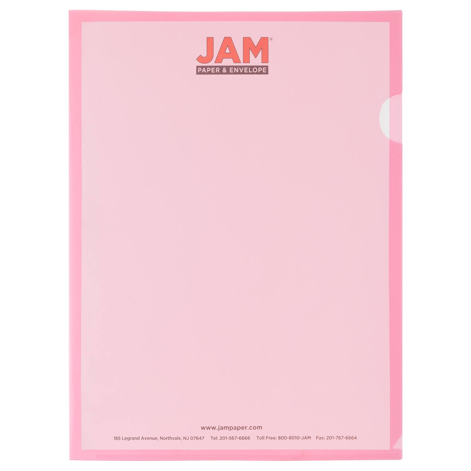JAM Paper 9" x 11.5" Plastic Sleeve Page Protectors, 120ct.