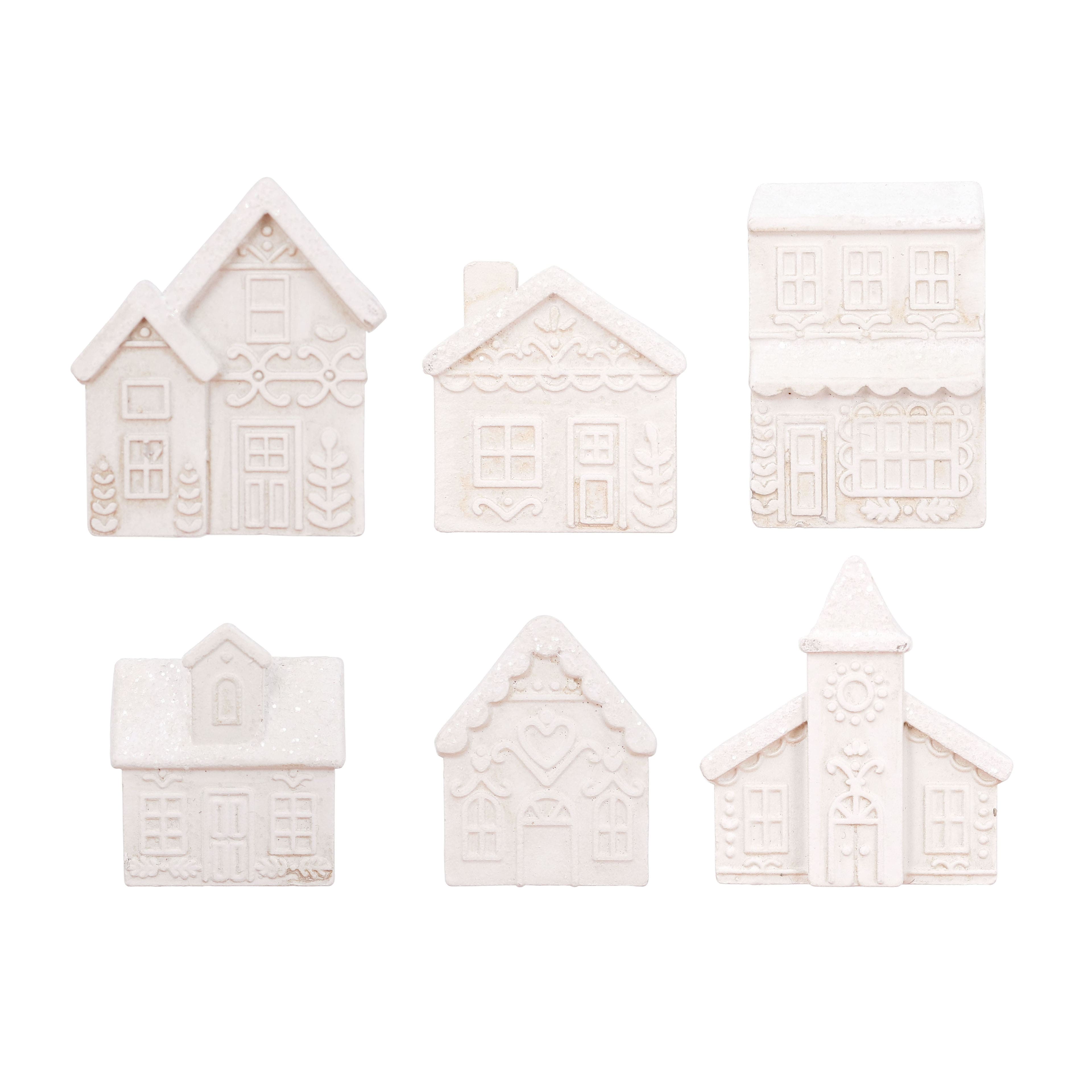 Mini White Christmas Village Set by Ashland&#xAE;