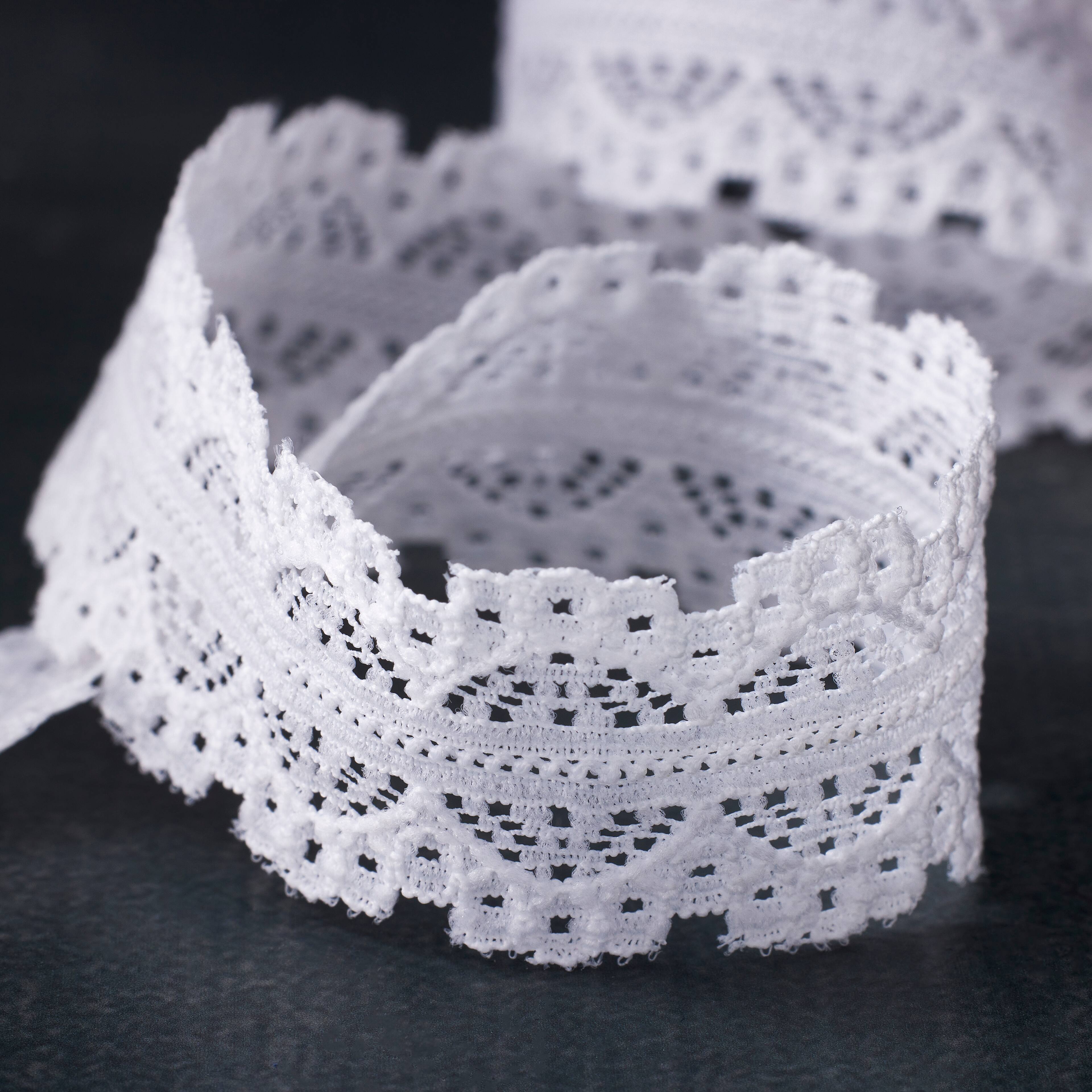 12 Pack: 7/8&#x22; x 3yd. Circle Lace by Celebrate It&#xAE;