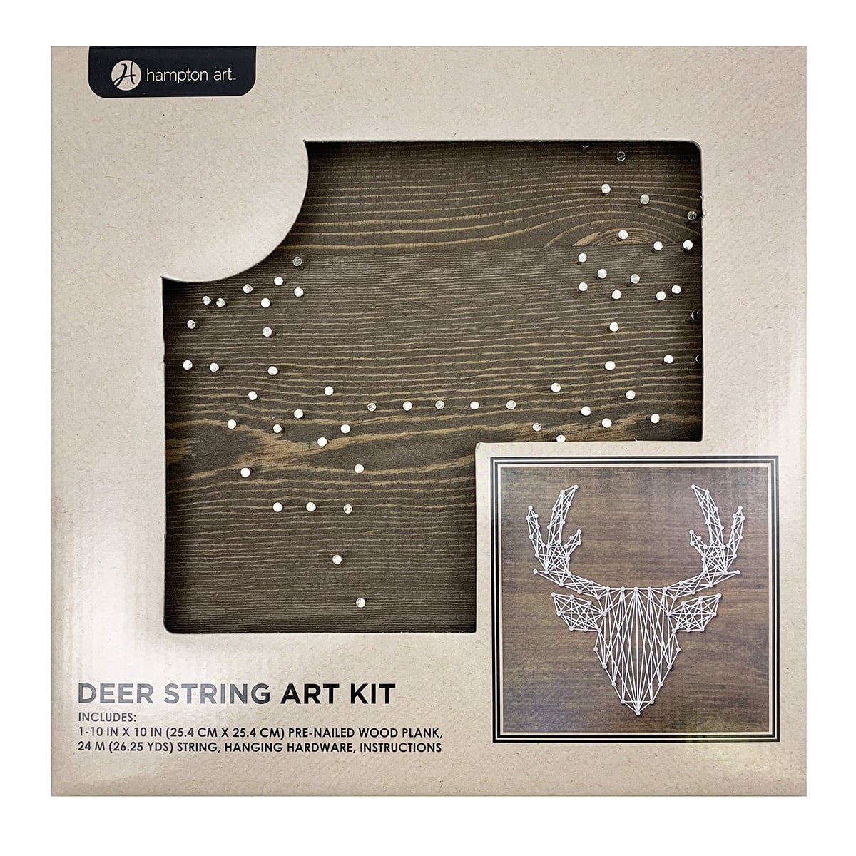 String Art Kit - Christmas Reindeer Diy String Art Set, Creativity