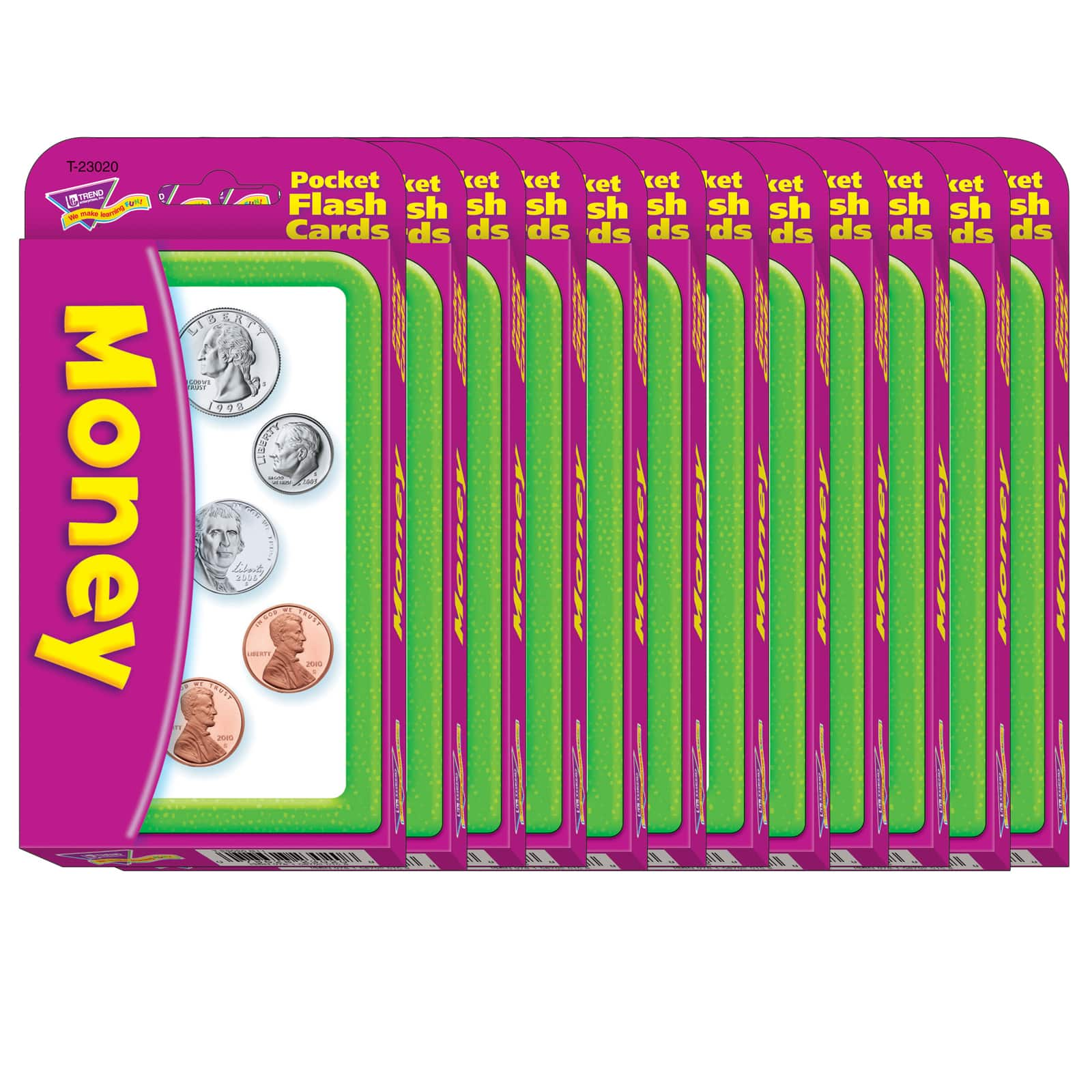 Trend Enterprises&#xAE; Money Flash Cards, 12 Packs