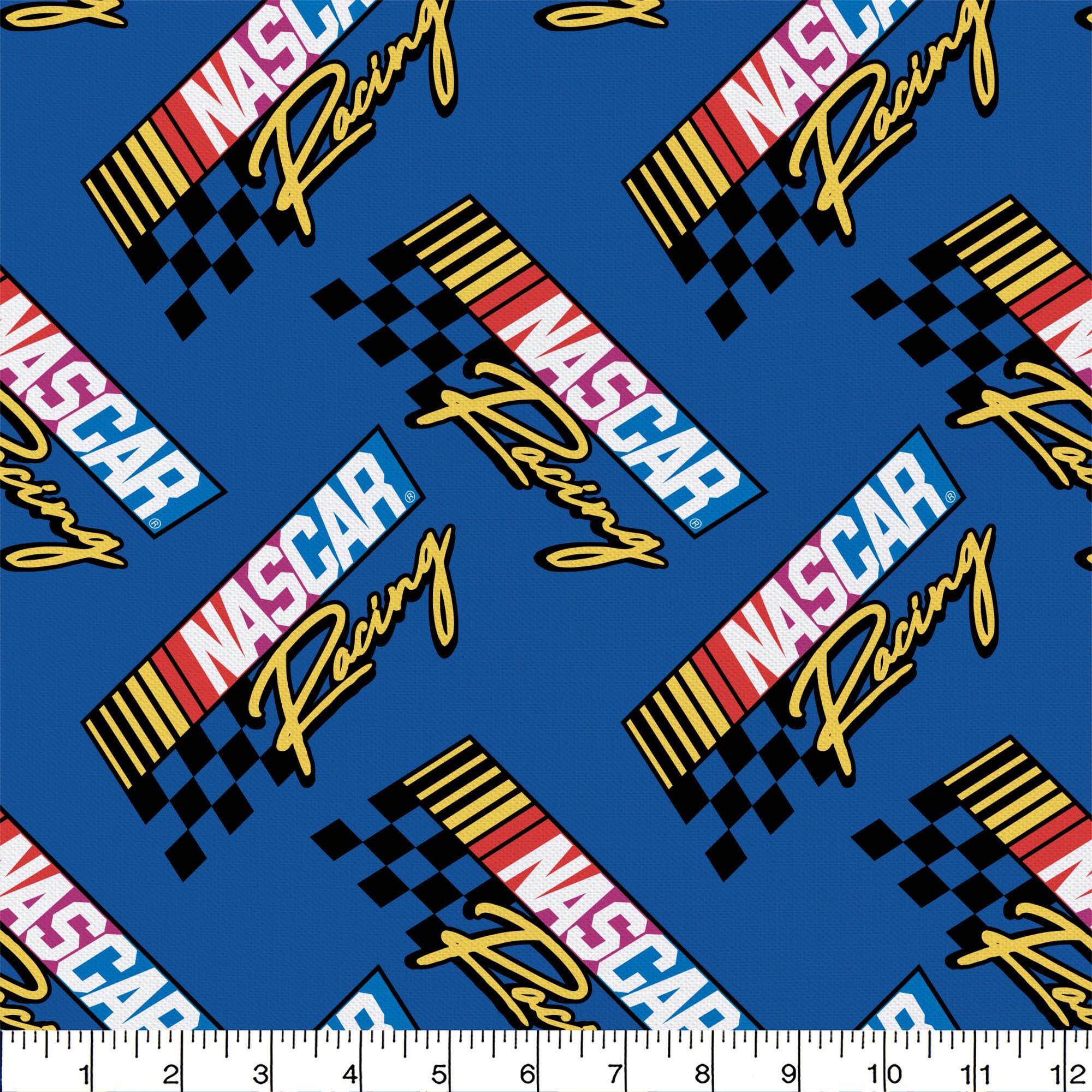 Nascar Cotton Fabric 8yd. Bolt