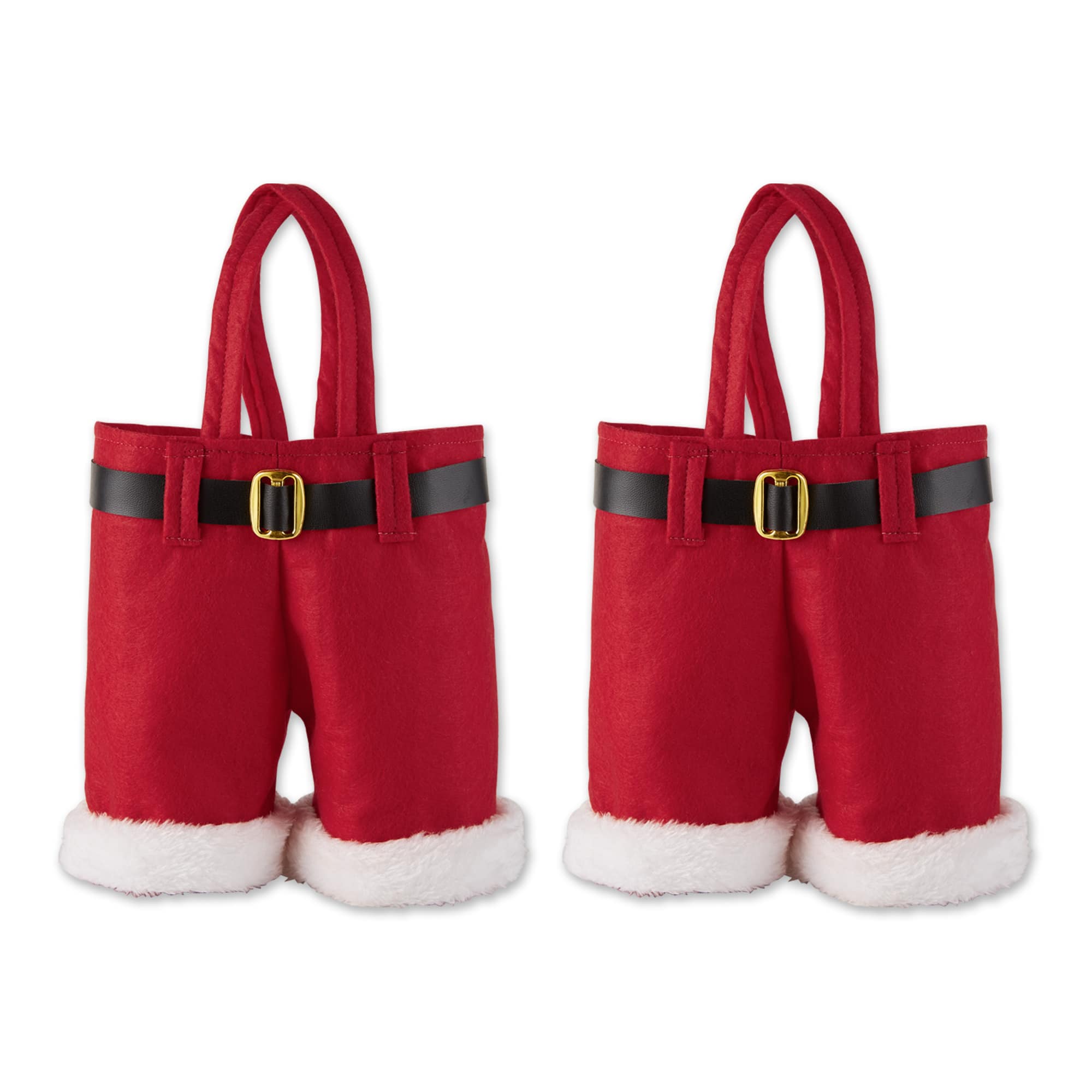 DII® Santa Pants Bottle Tote Set