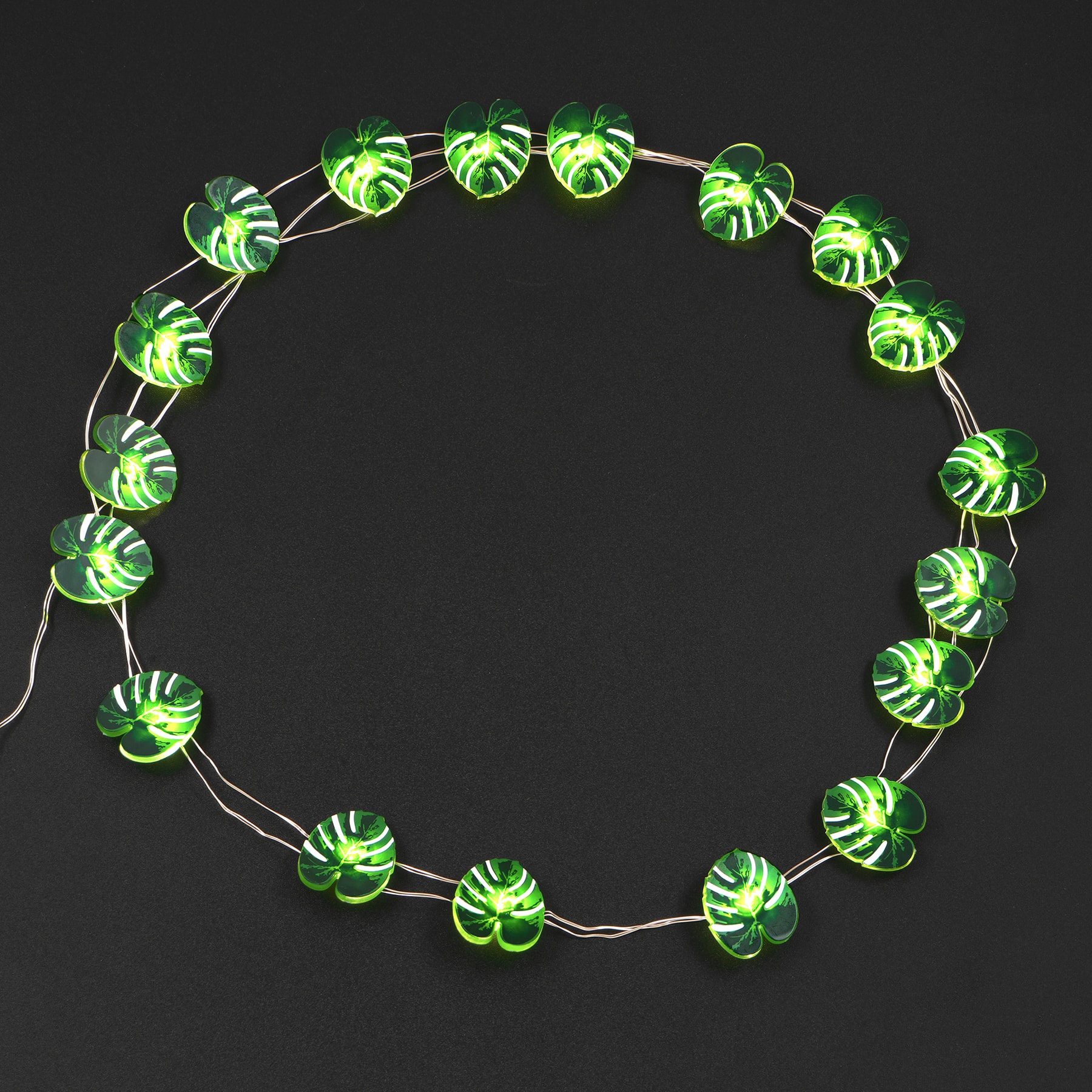 18ct. Monstera Icon Warm White LED String Lights by Ashland&#xAE;