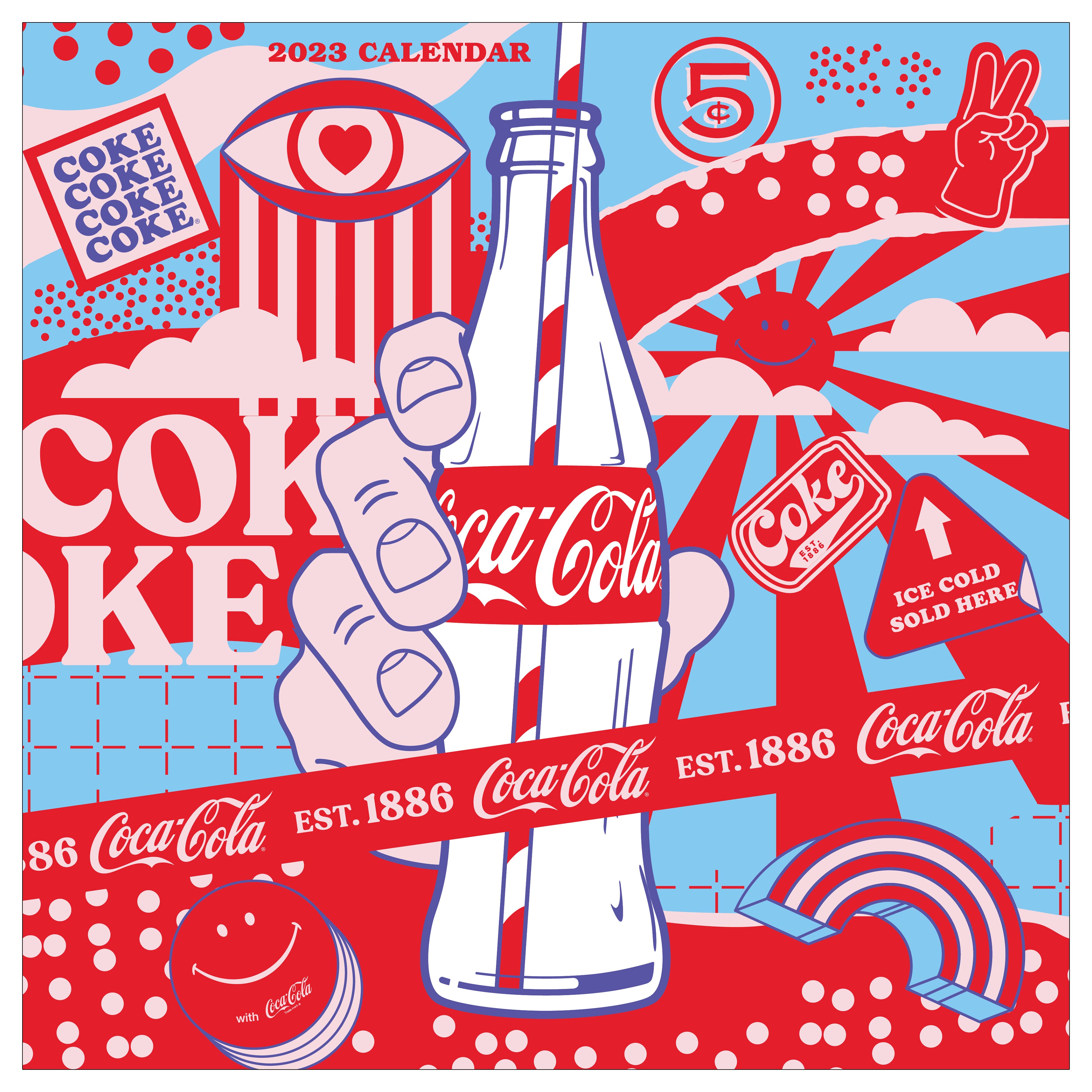 2023 Coca Cola: Vibrant Joy Wall Calendar | Michaels