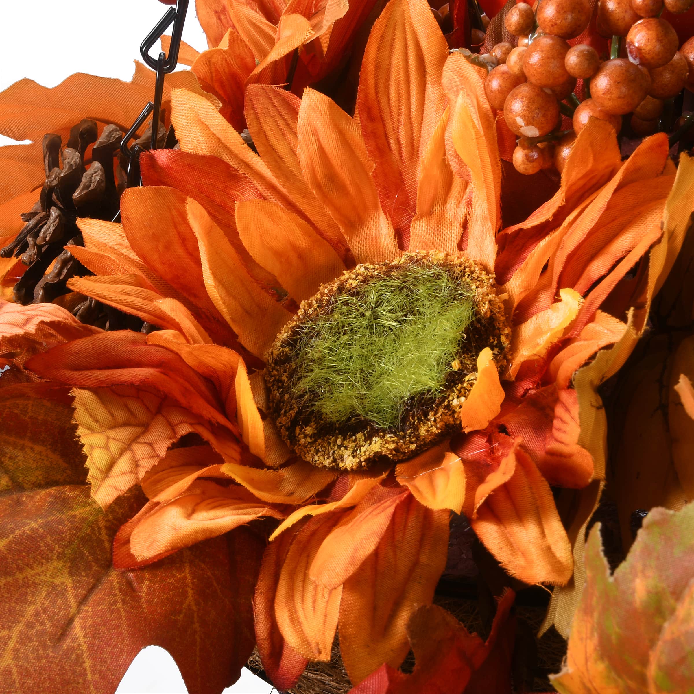 18" Harvest Sunflower Hanging Basket