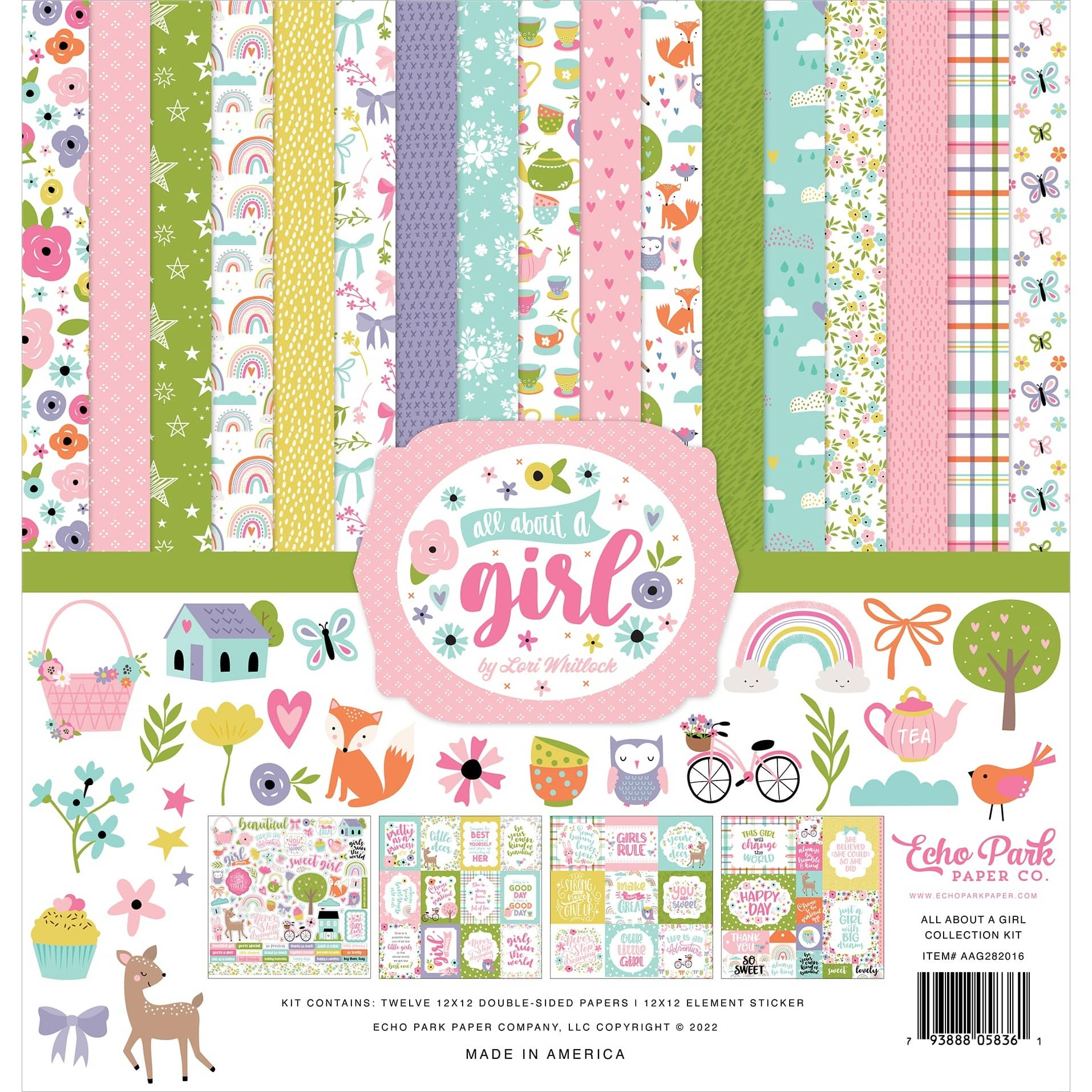 Echo Park Collection Kit 12in x 12in - All Girl