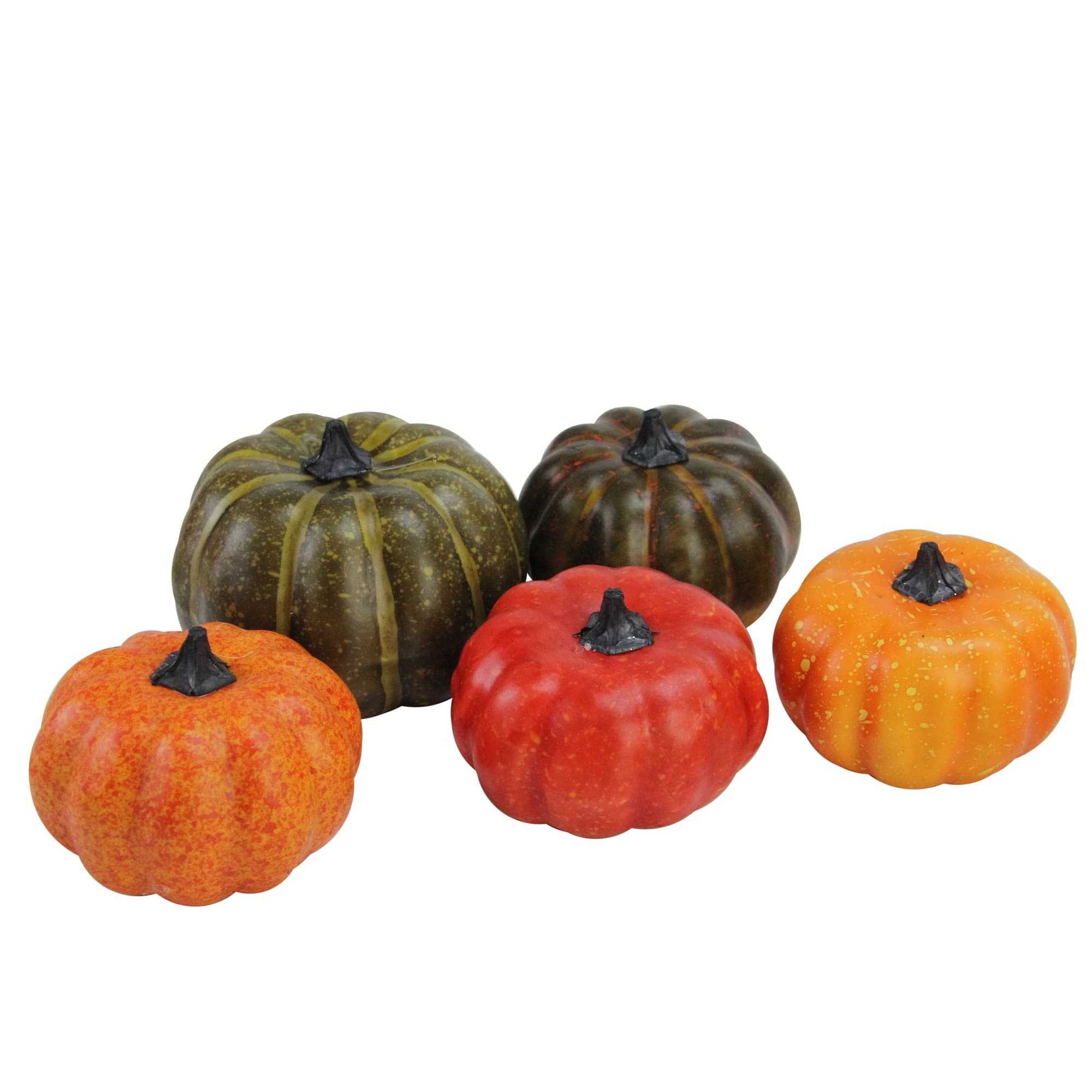 Autumn Harvest Pumpkin, Gourd, Acorn &#x26; Leaf Decoration Set