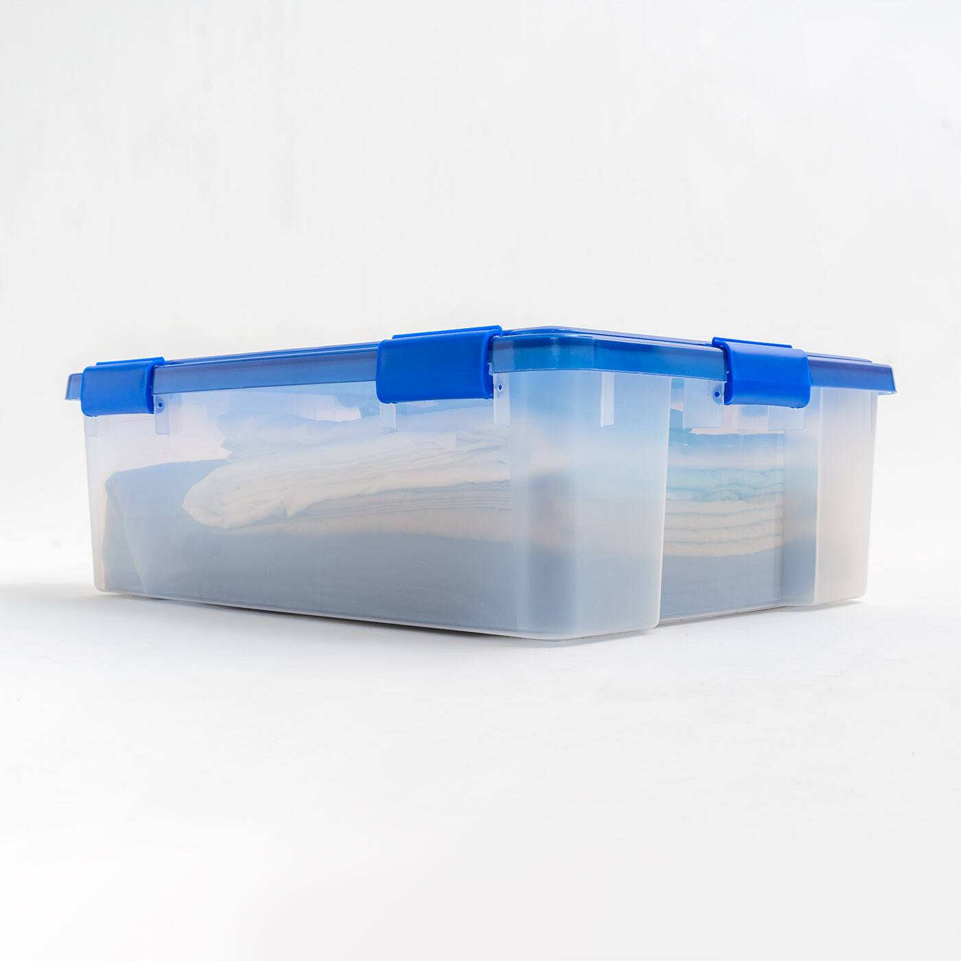 IRIS® Letter & Legal Size Element Resistant Clear File Box