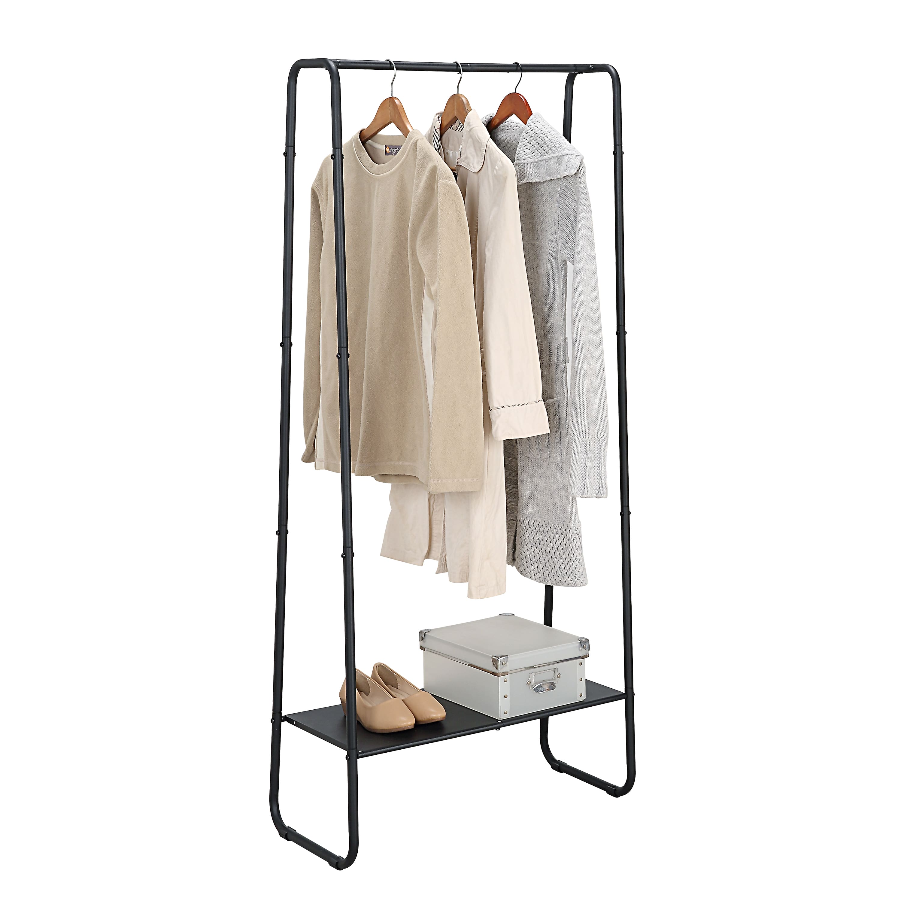 Compact garment online rack