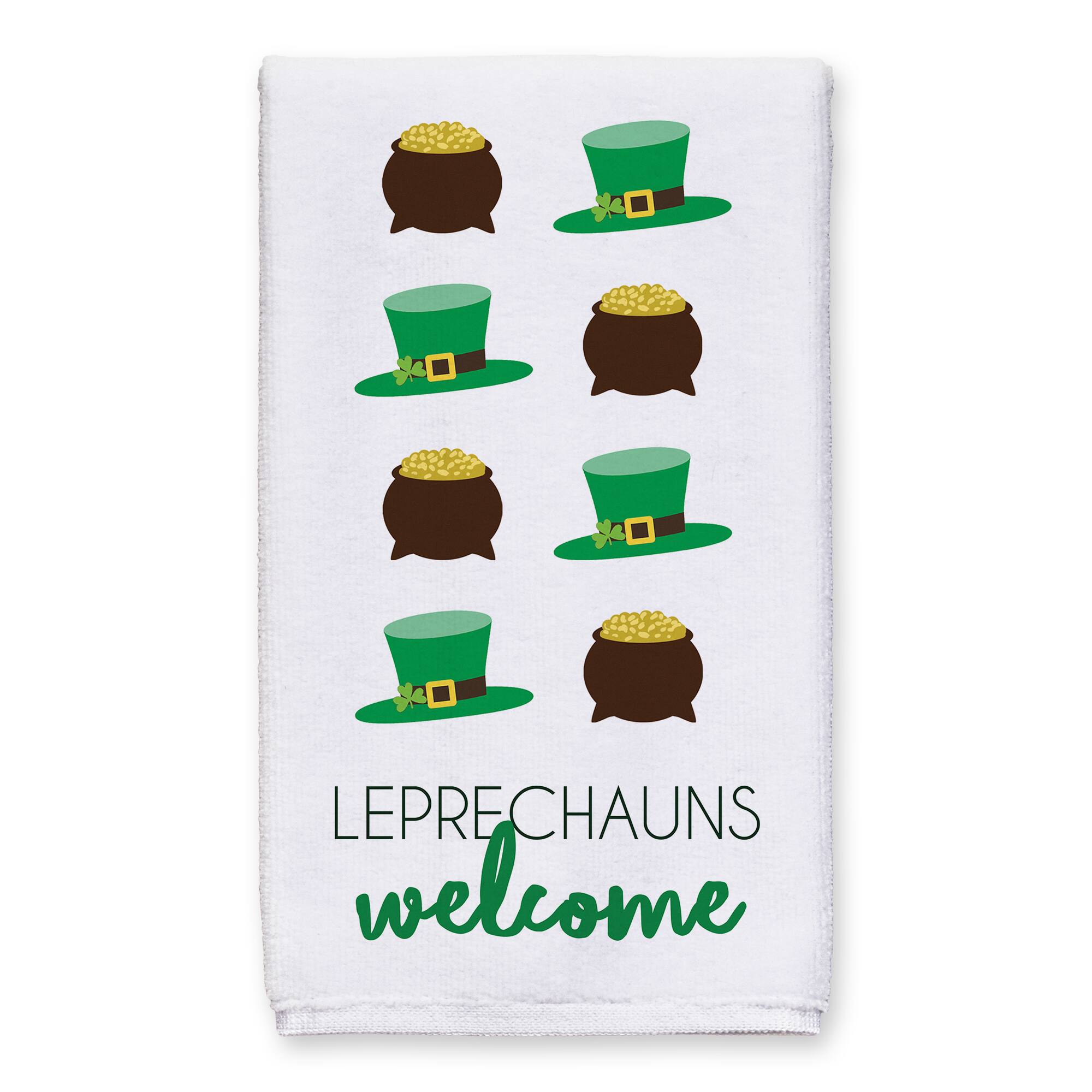 Leprechauns Welcome St. Patrick's Day Tea Towel Set