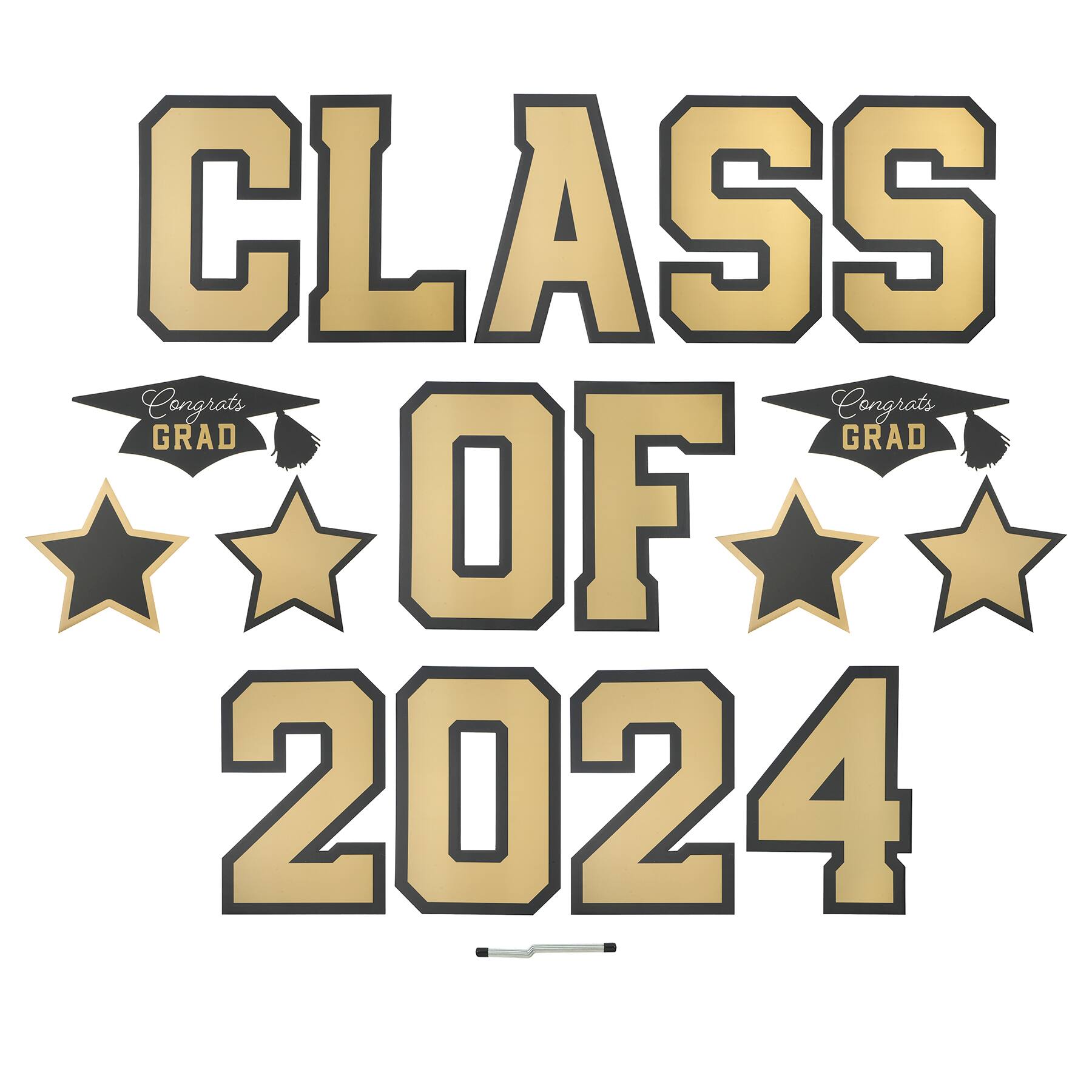 Class of 2024 Graduation Yard Sign Set by Celebrate It™ | Michaels