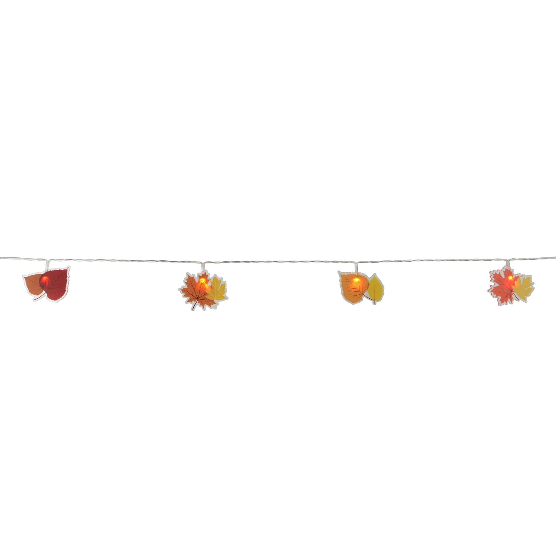 10ct. Warm White LED Acrylic Leaf String Lights by Ashland®