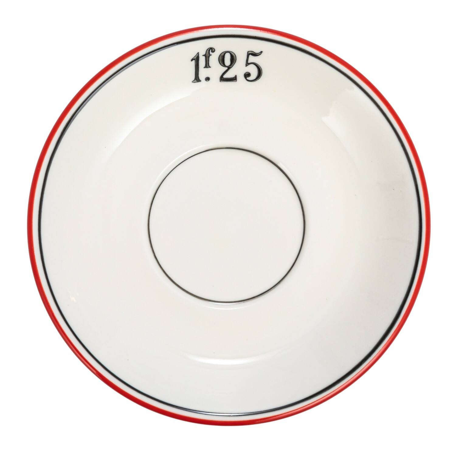 Hello Honey® 6" Factorial Numbers Design Stoneware Plate Set
