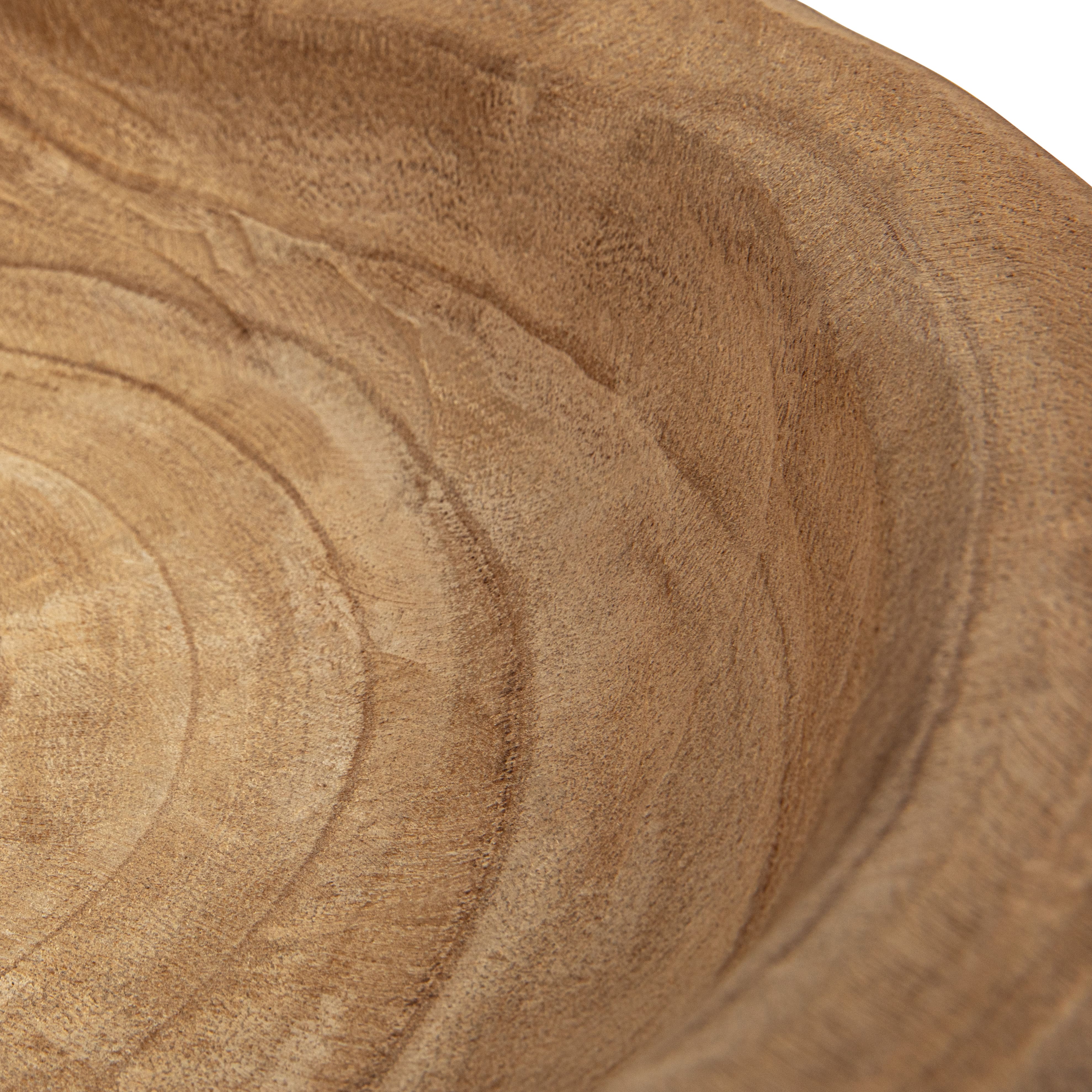 Hello Honey® 19" Paulownia Wood Decorative Bowl