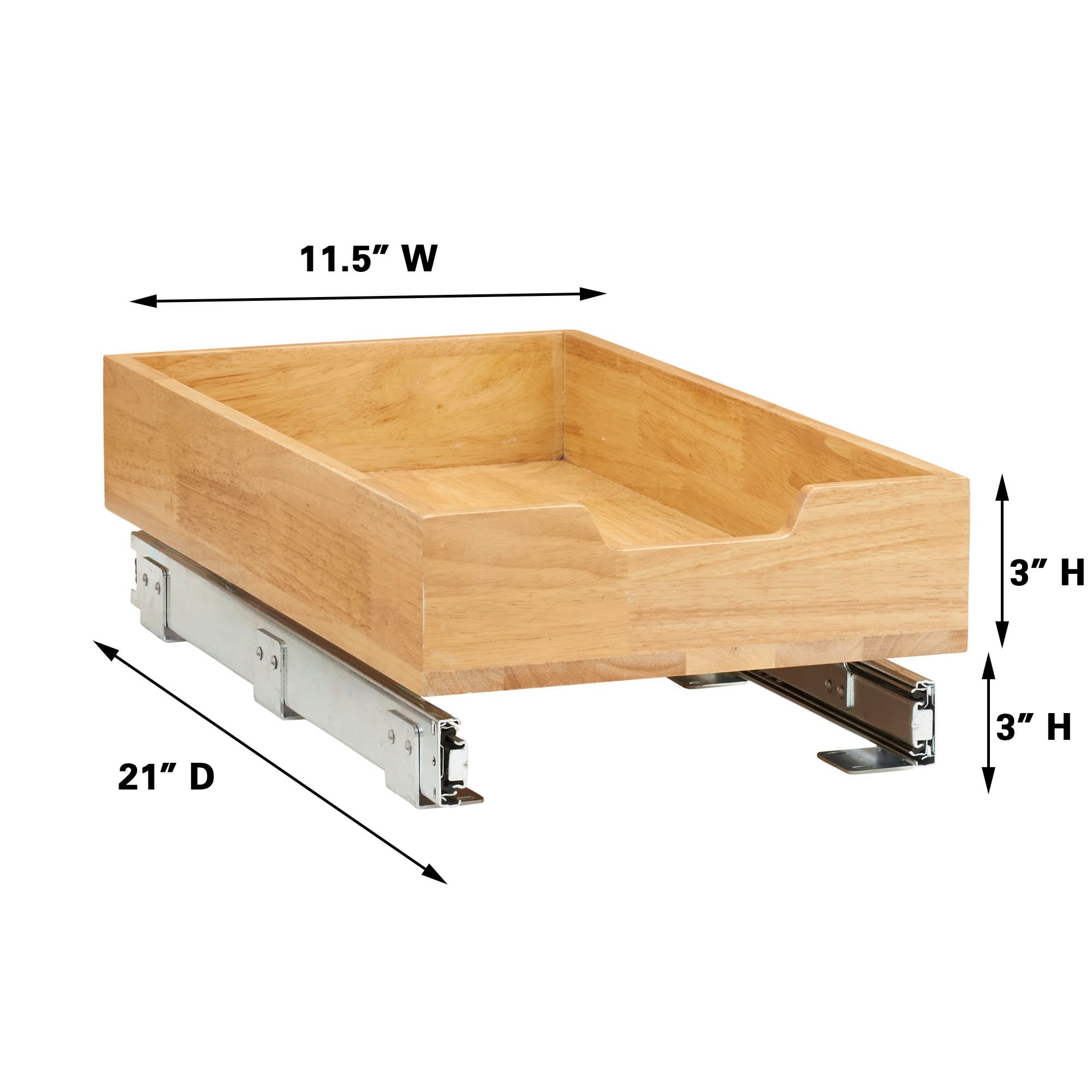 Household Essentials Glidez Wood Cabinet Organizer