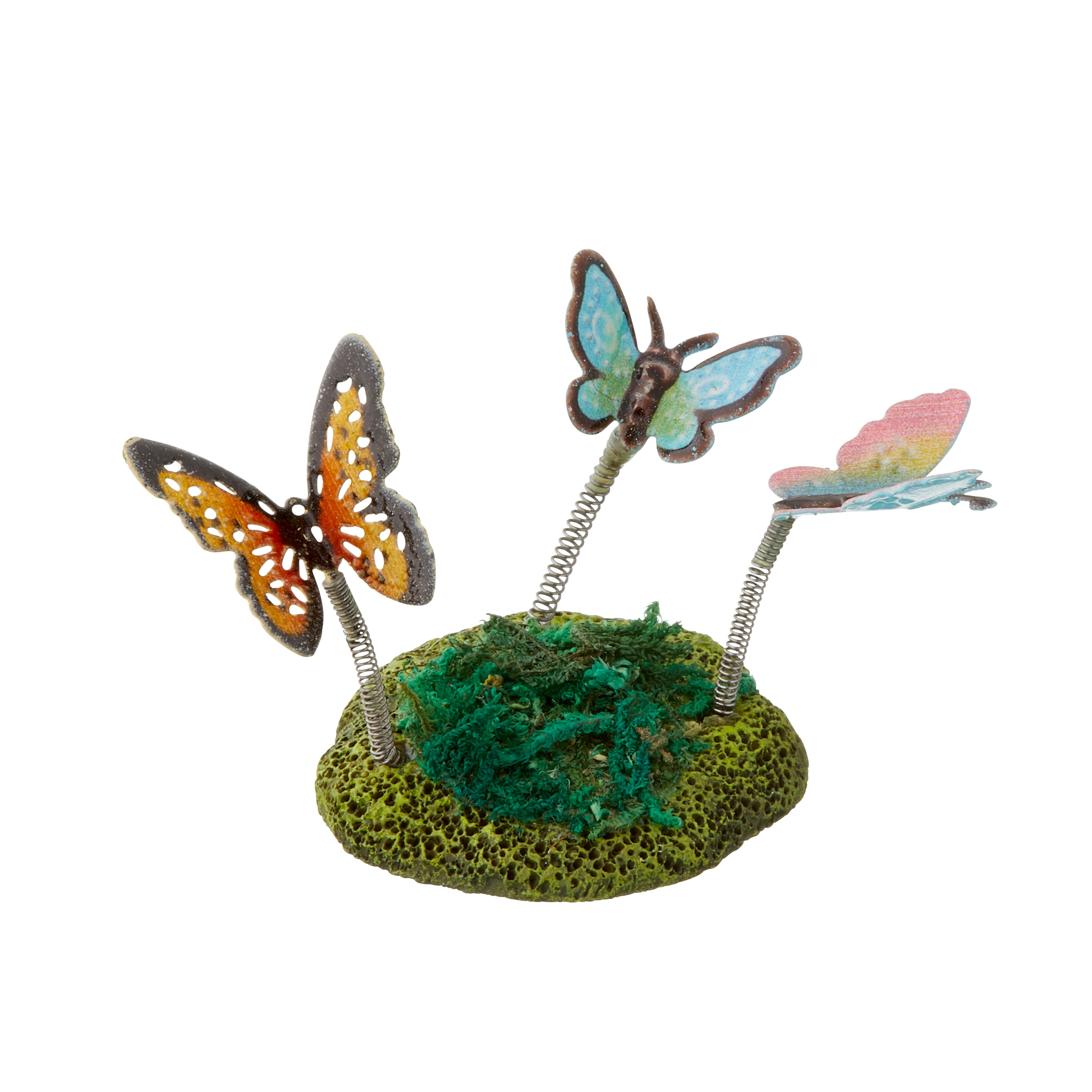 12 Pack: Mini Butterflies with Moss by Make Market&#xAE;