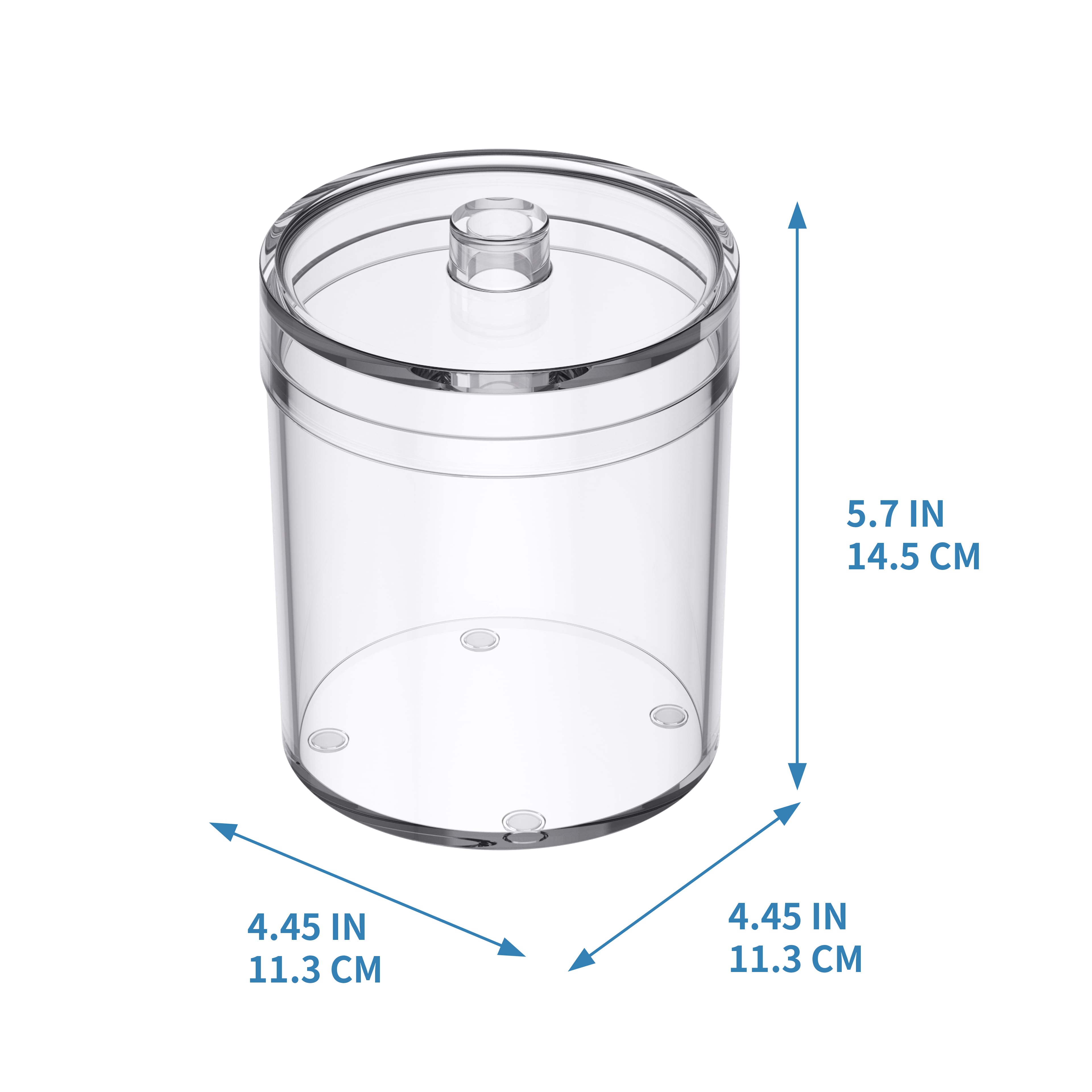 30oz. Clear Plastic Storage Jar by Simply Tidy&#xAE;