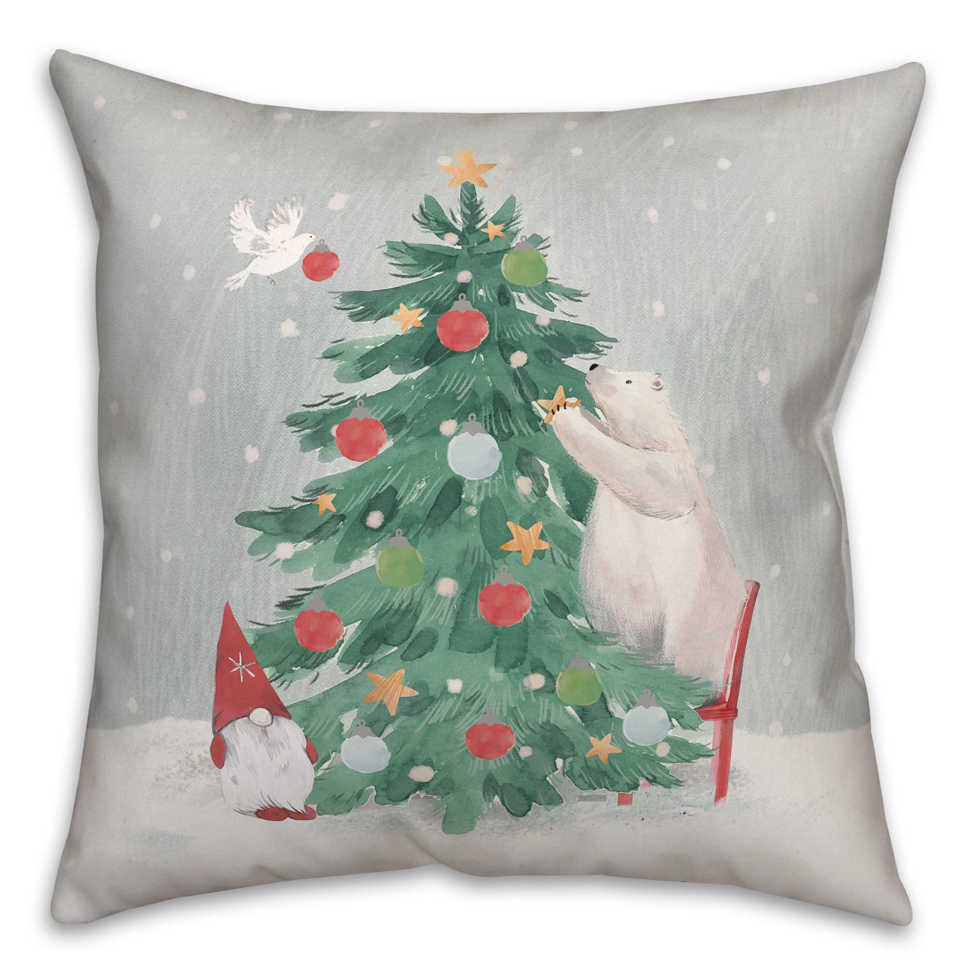 2 Christmas Pillows Snowman Riverdale Decorative And Santa Newport