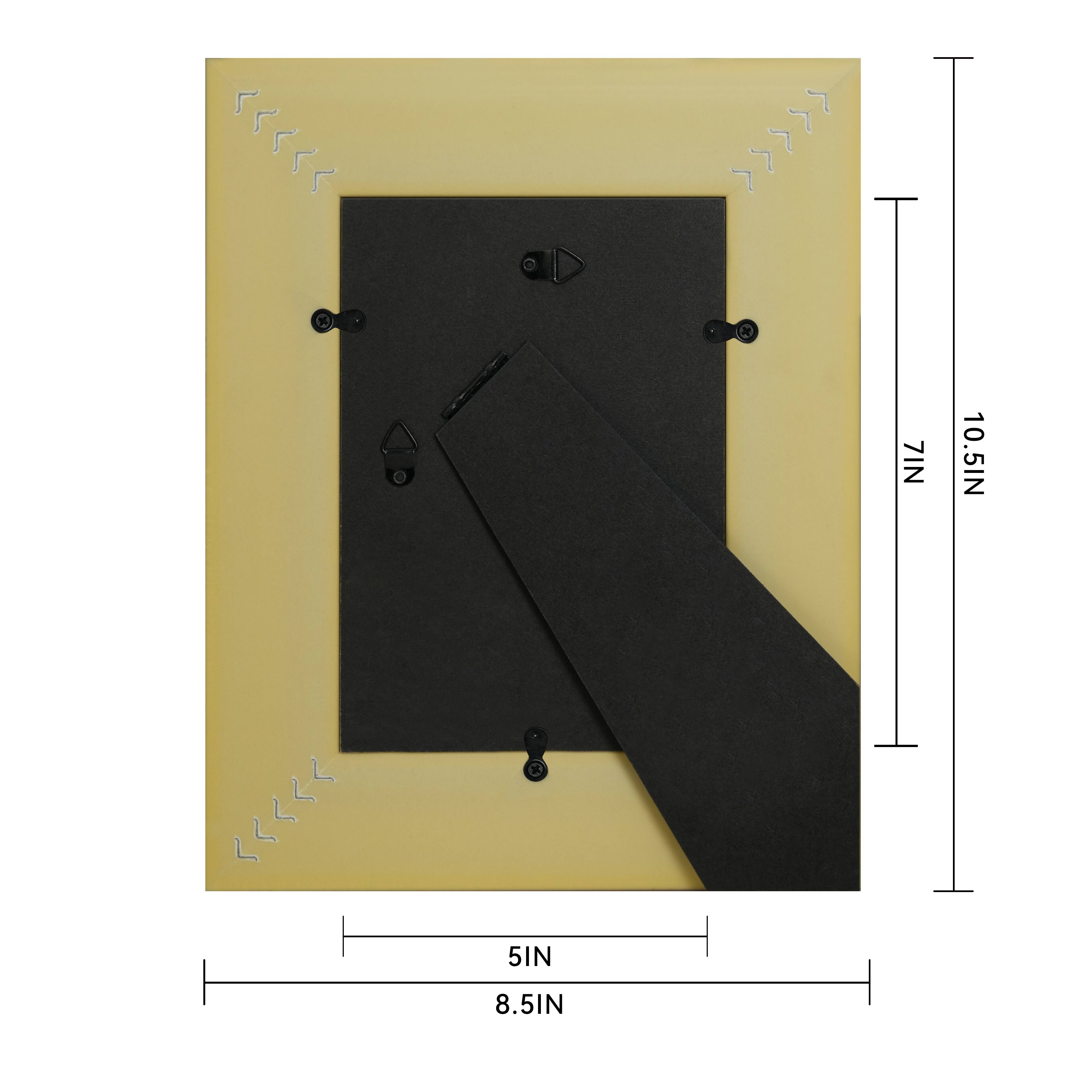 Safari 5" x 7" Black & Gold Wave Embossed Frame by Ashland®