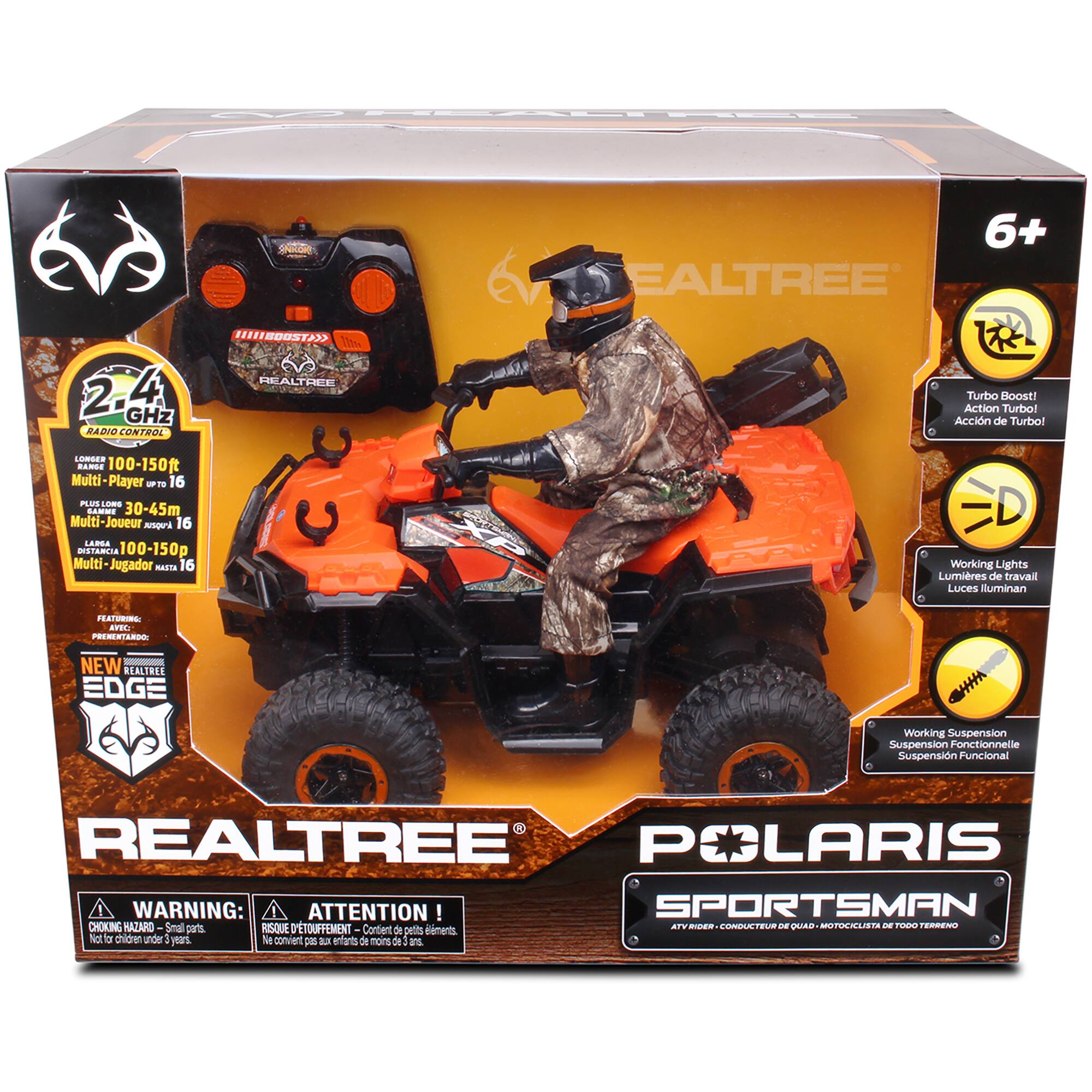 NKOK RealTree&#xAE; Polaris Sportsman XP 1000 R/C ATV Rider