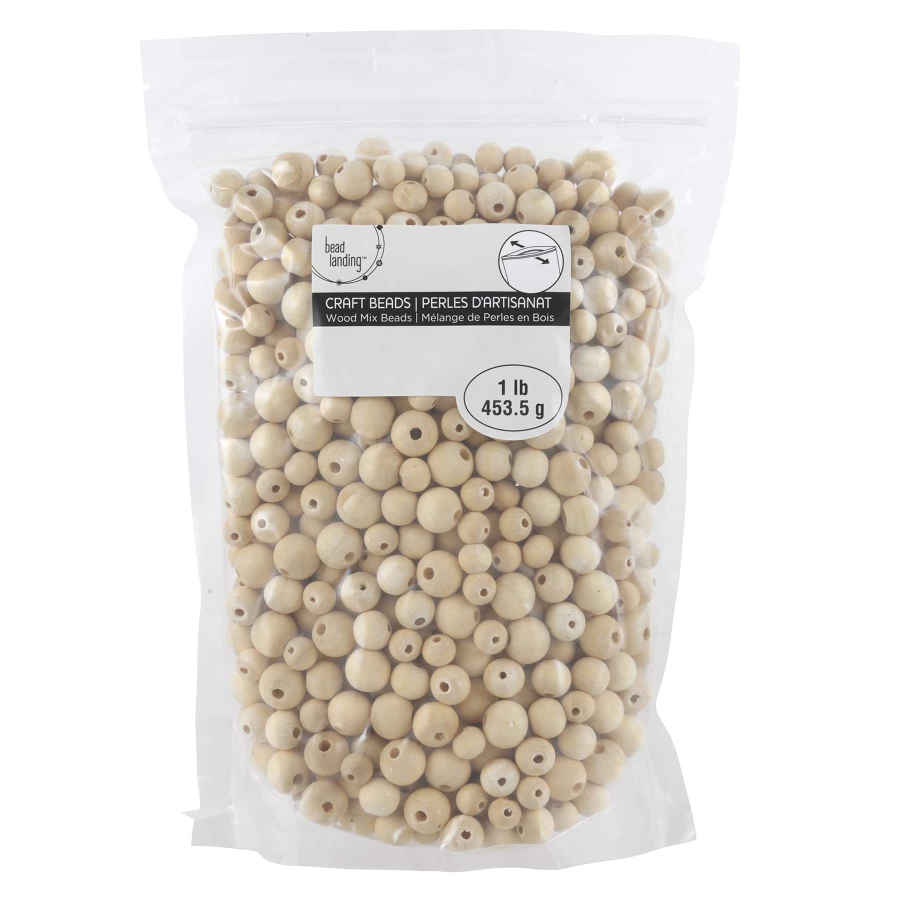 6 Pack: Unfinished Wooden Round Beads by Bead Landing™