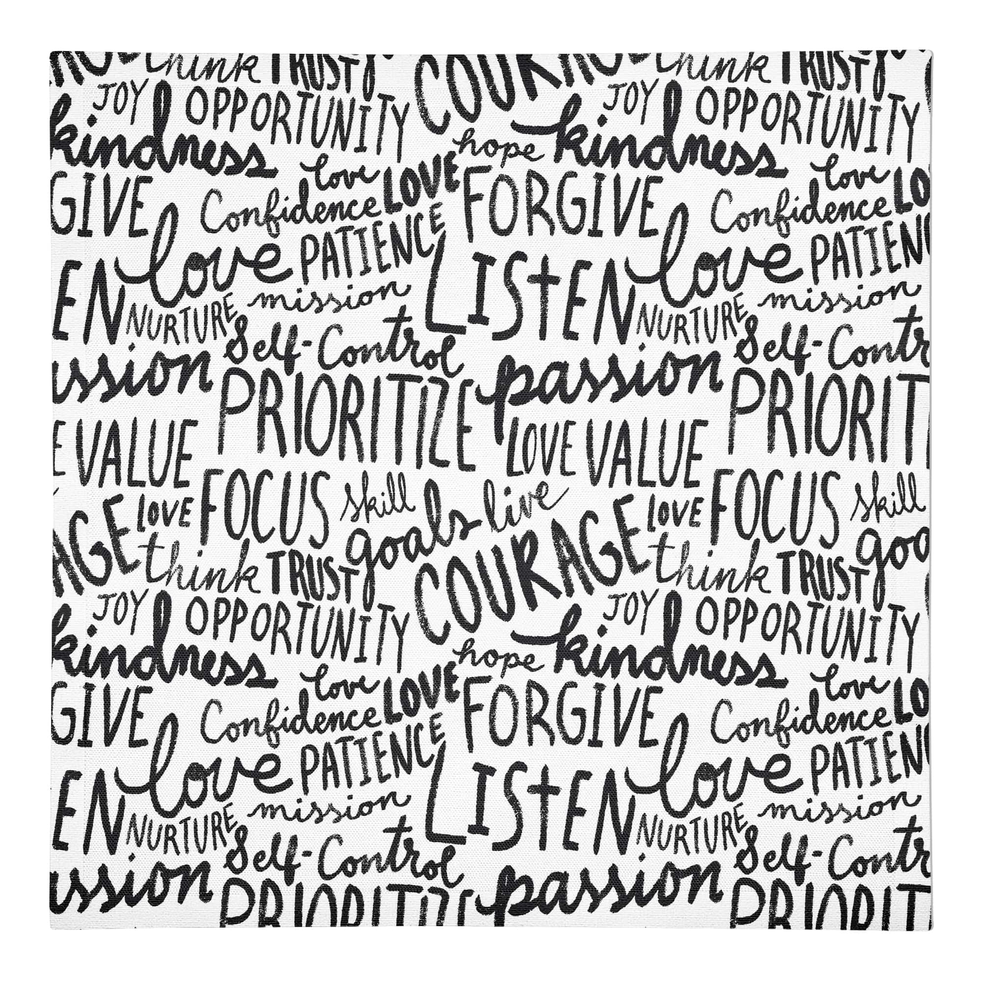 Wisdom Words 10" x 10" Cotton Twill Napkin