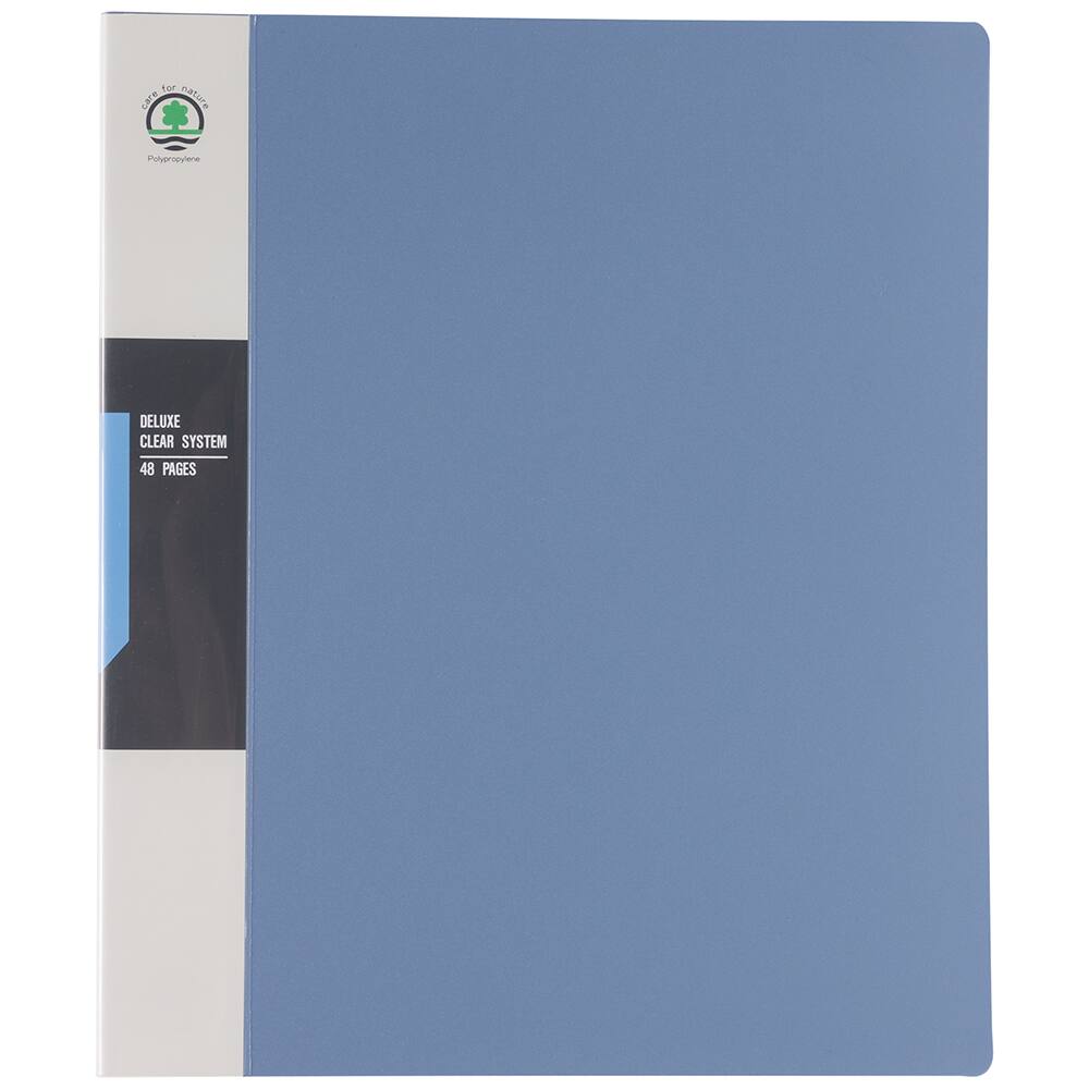 JAM Paper Blue Letter Size Display Book with 48 Pages