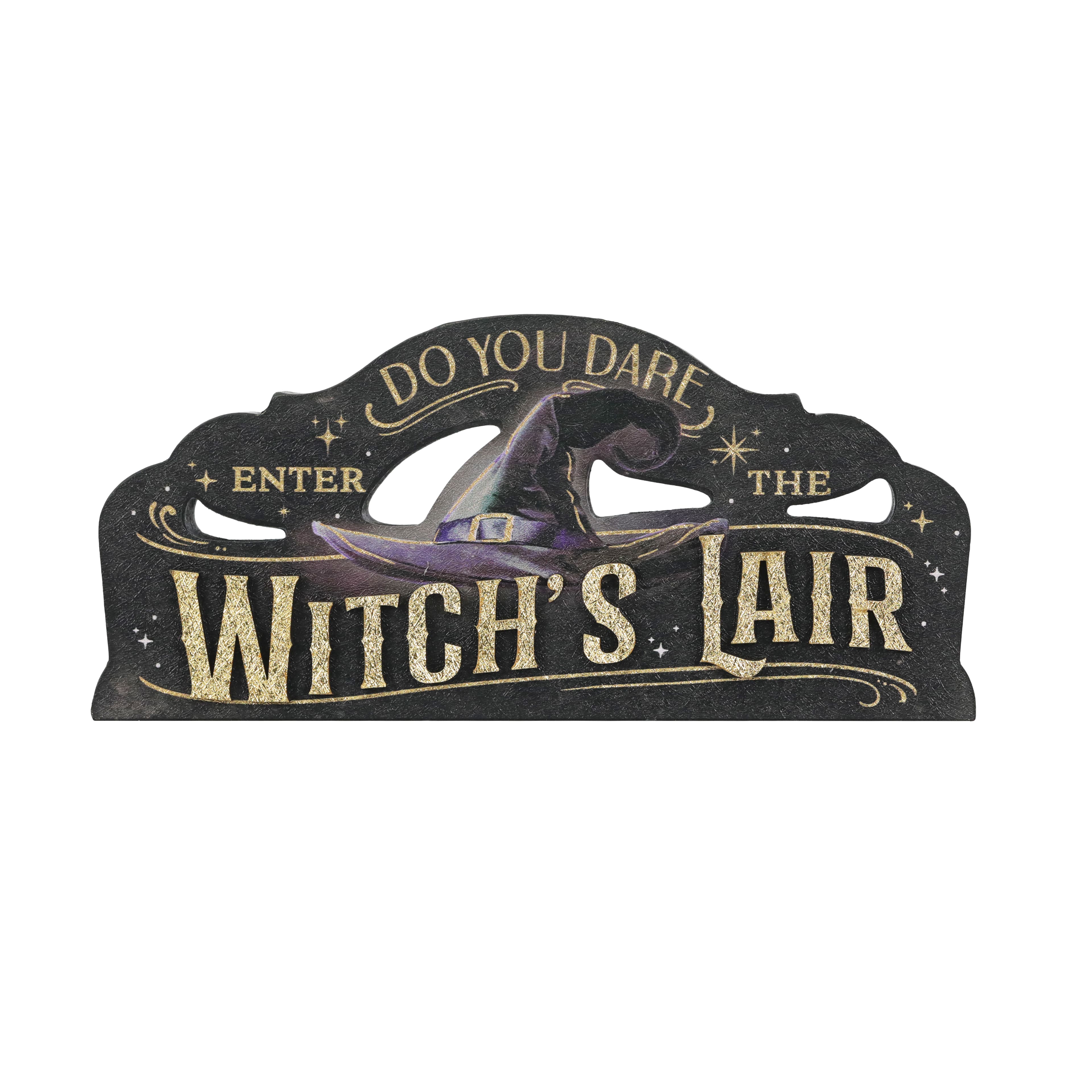 10&#x22; Witch&#x27;s Lair Tabletop Sign by Ashland&#xAE;