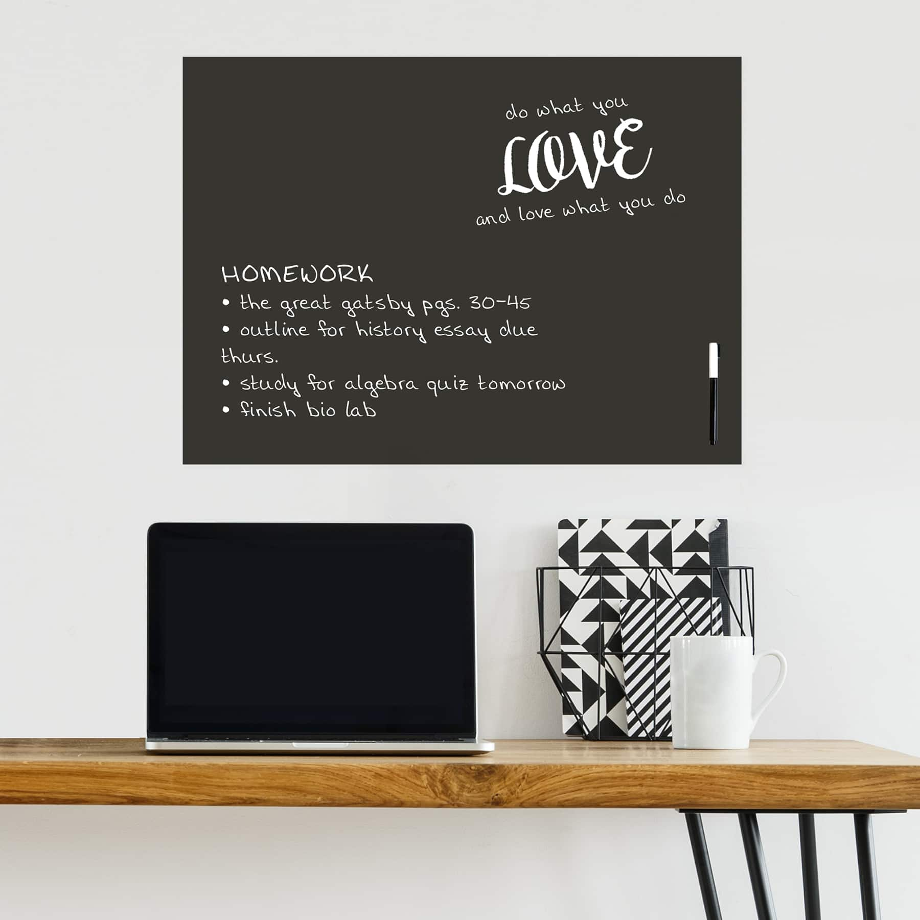 Wallpops Black Message Board Decal