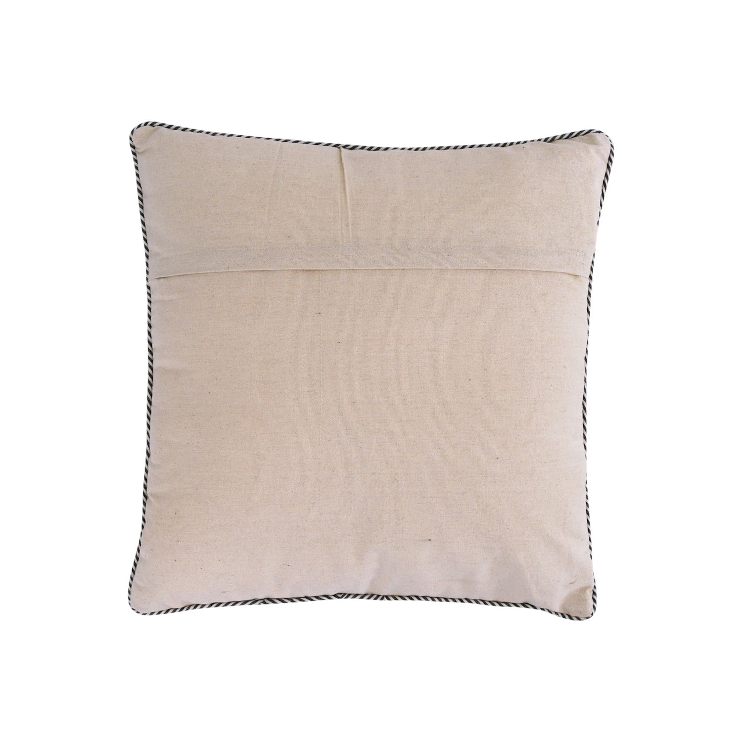 Hello Honey&#xAE; Appliqued Boat &#x26; Striped Piping Cotton Pillow