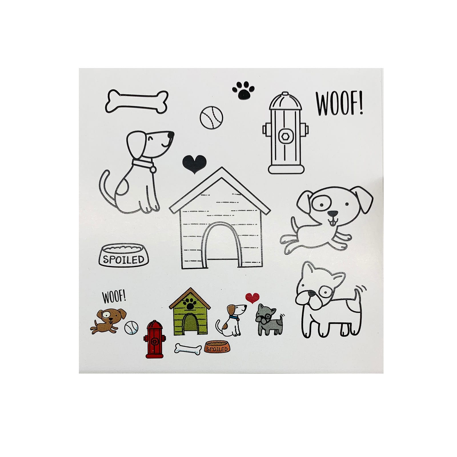 Woof Wood Stamp Jar Set by Recollections&#x2122;