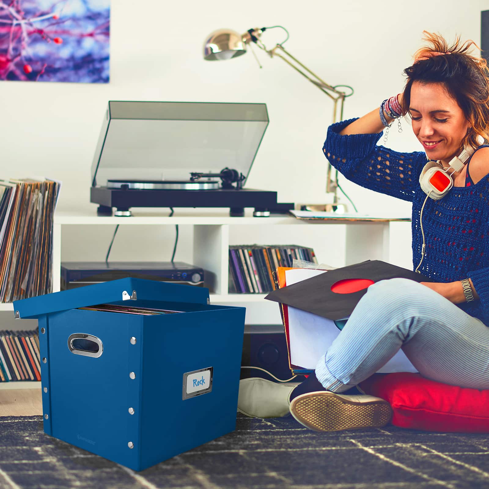 12" Snap-N-Store Vinyl Record Storage Box