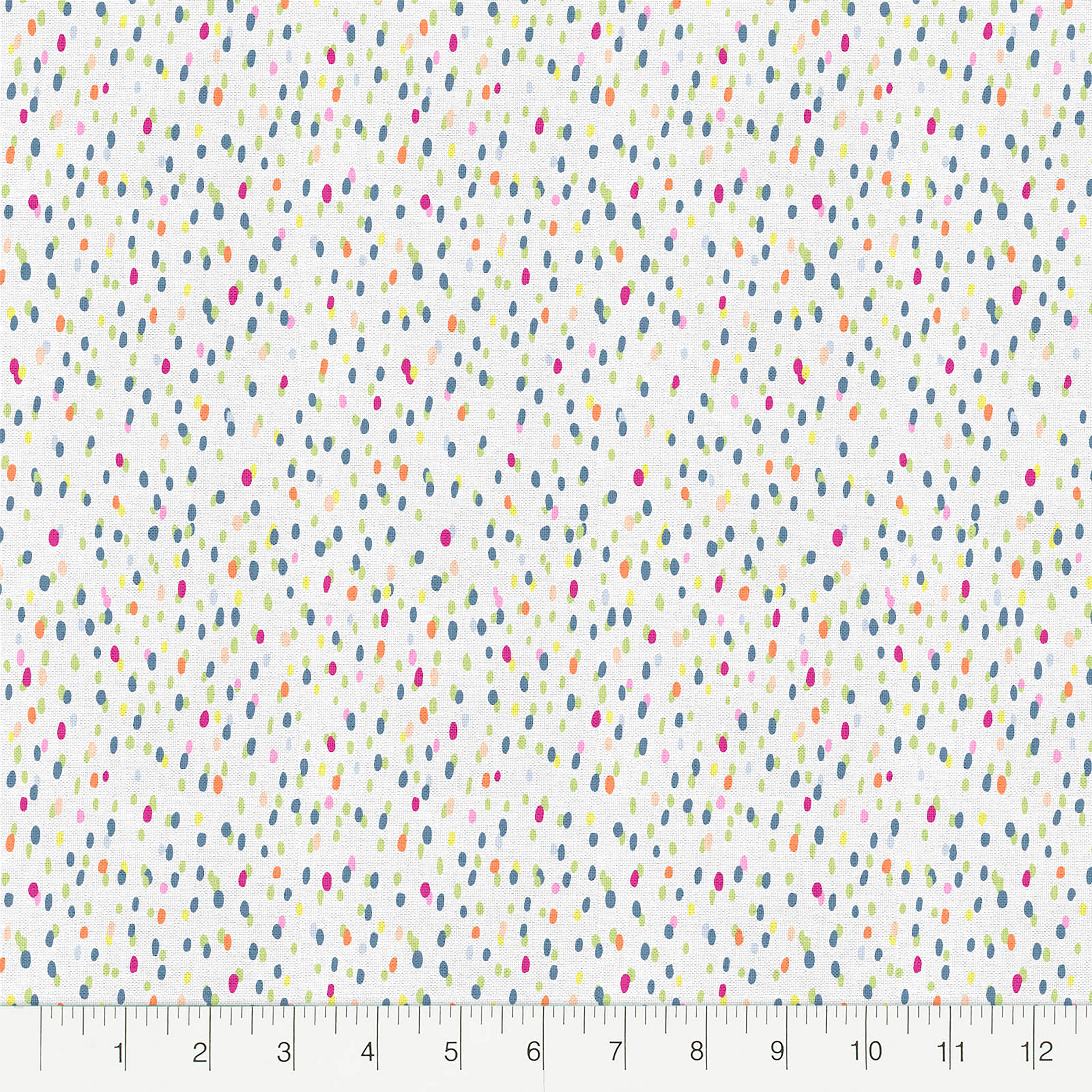 Madcap Cottage Prints Charming Multicolor Ditsy Dot Cotton Fabric