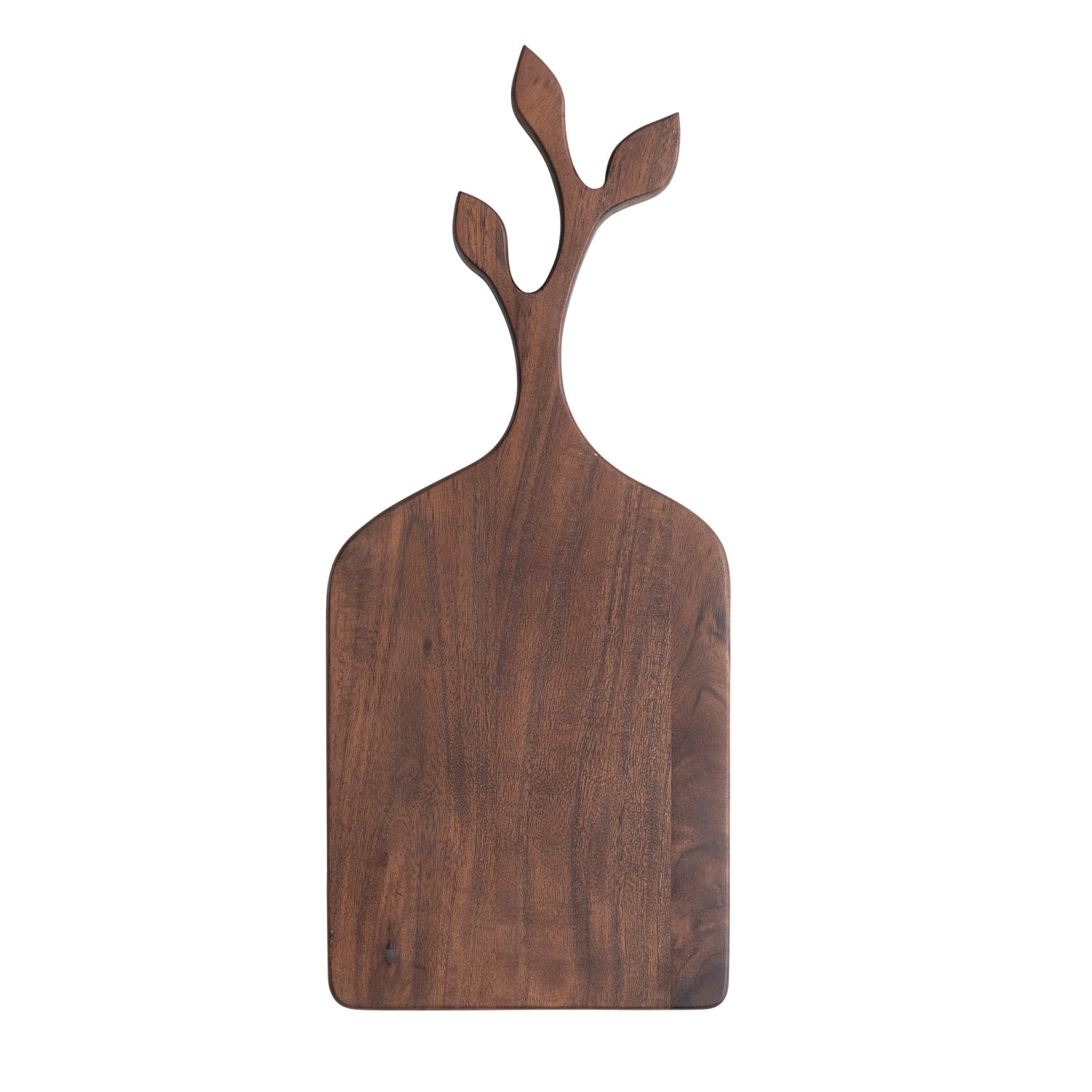 15.5&#x22; Acacia Wood Cutting Board with Branch Shape Handle