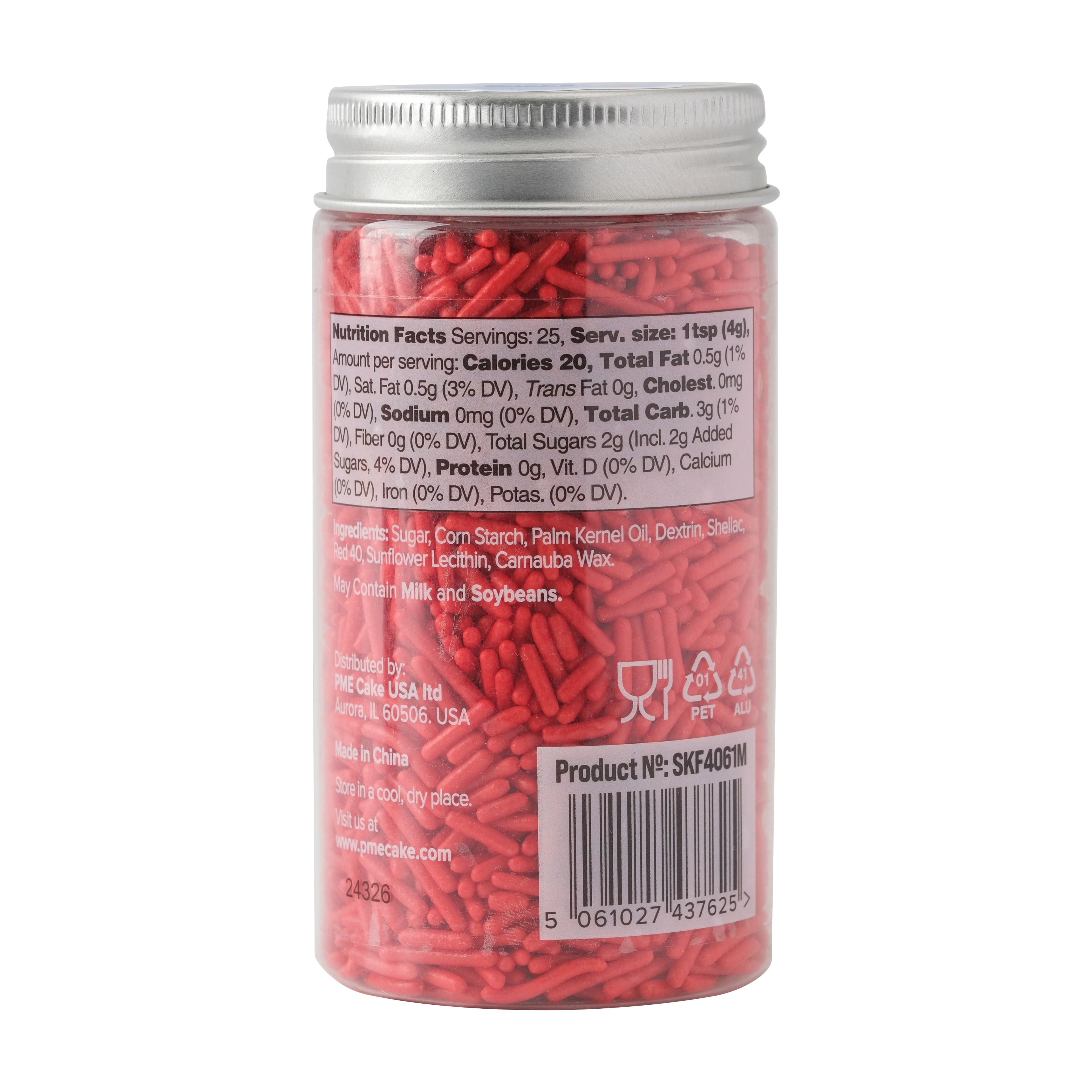 PME Cake Sweet Street&#xAE; 3.5oz. Jimmies Sprinkles