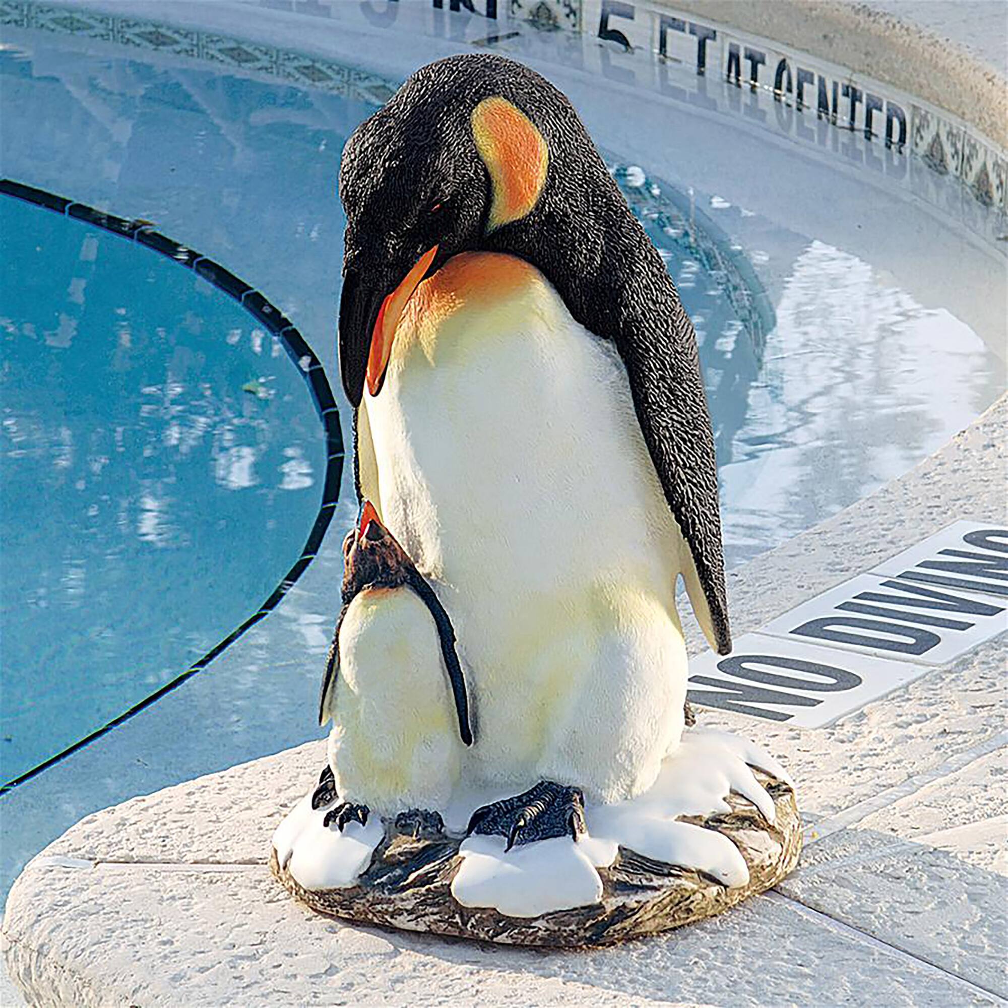 Design Toscano 19.5&#x22; Positively Penguins Sculpture