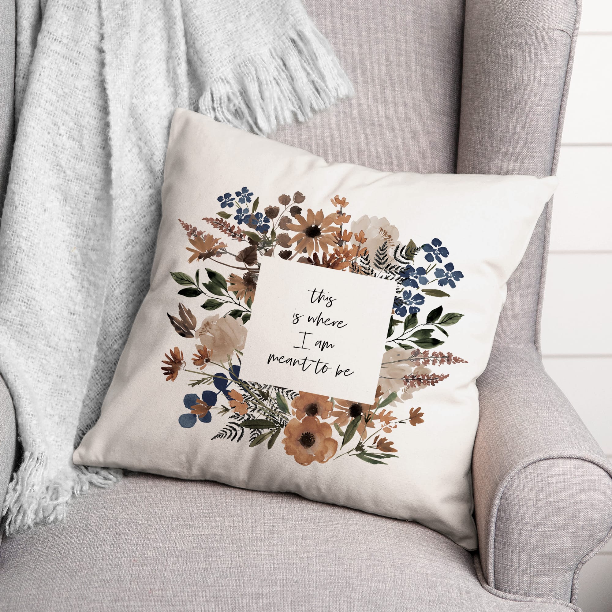 Meant to Be Indoor/Outdoor Pillow