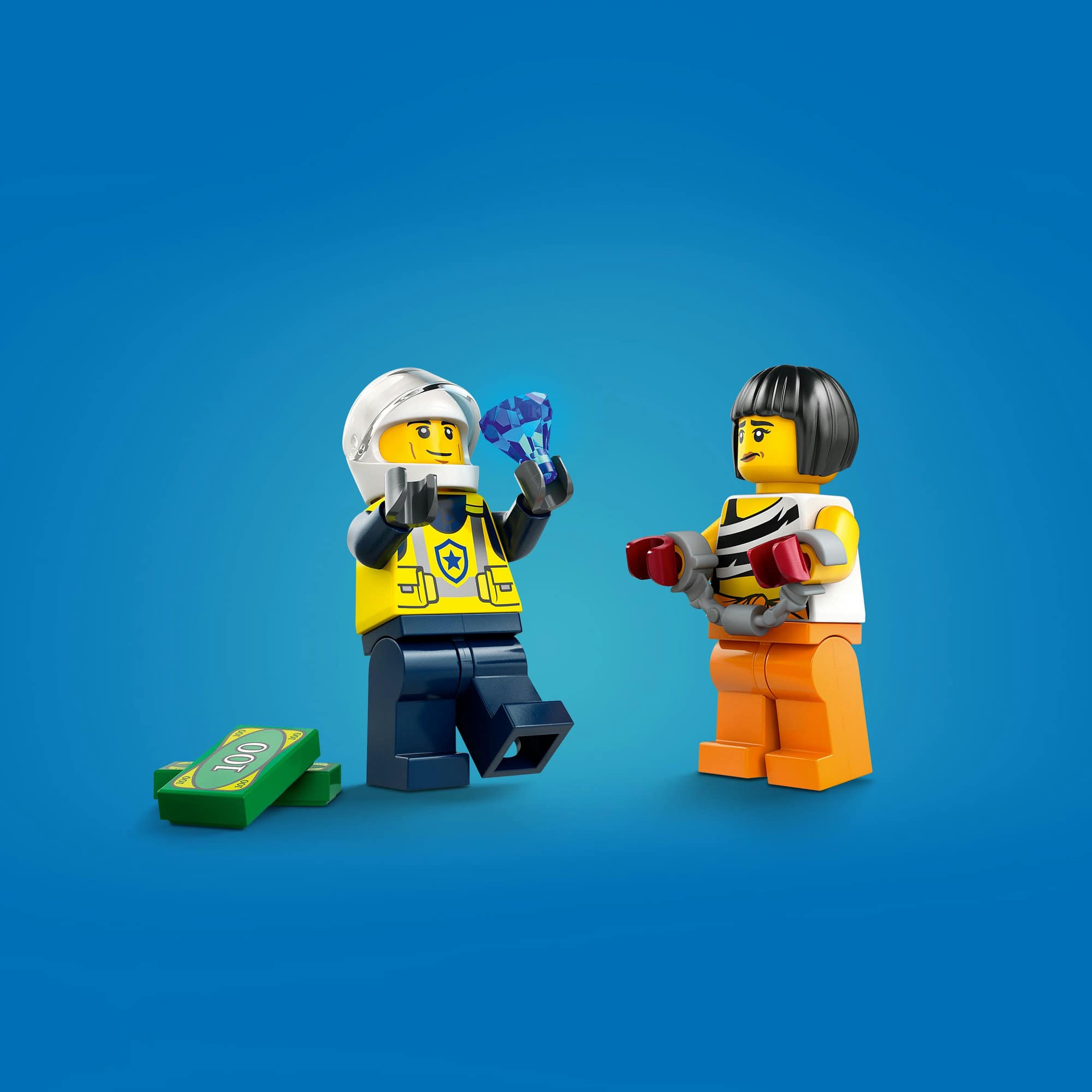 LEGO&#xAE; City Police Car and Muscle Car Chase Set 60415