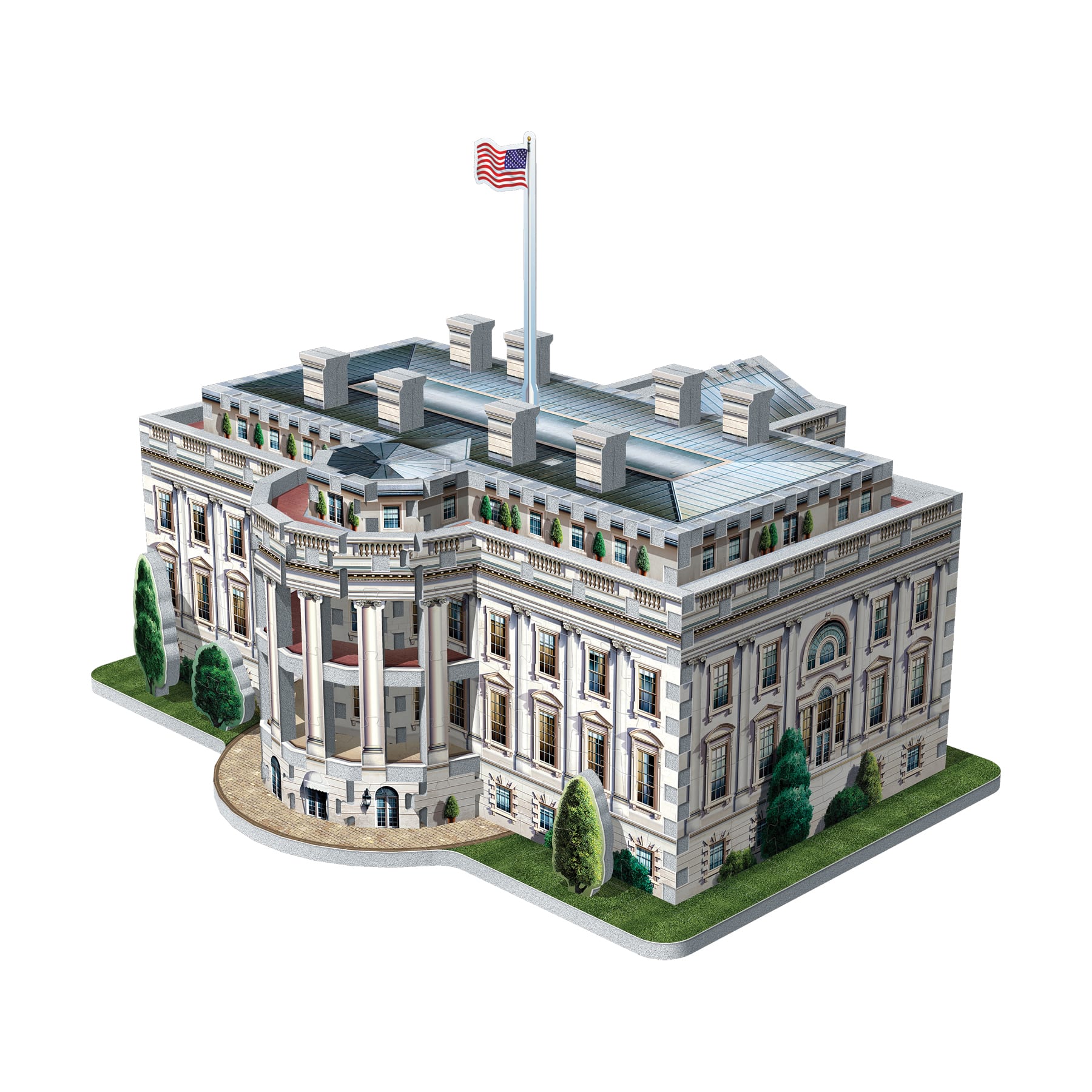 Wrebbit 3D Puzzle&#x2122; The White House 490 Piece Puzzle